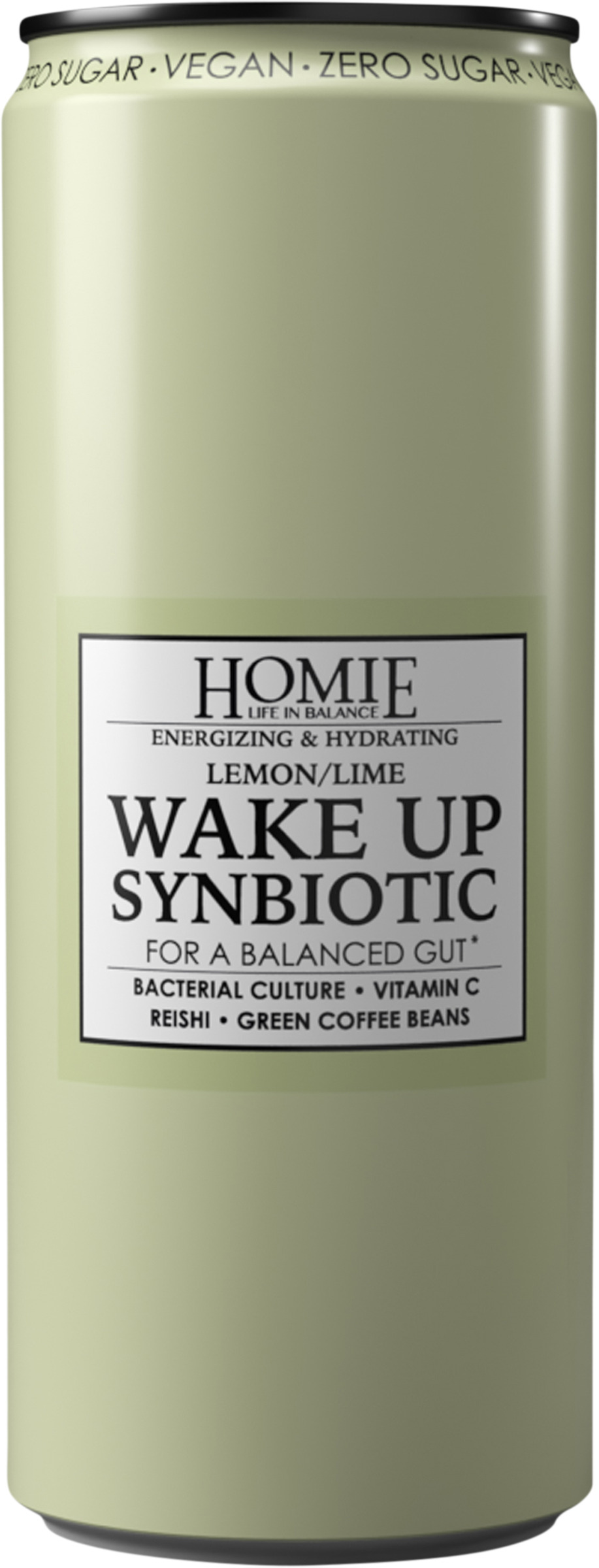 HOMIE Wake Up Symbiotic Lemon & Lime 330 ml