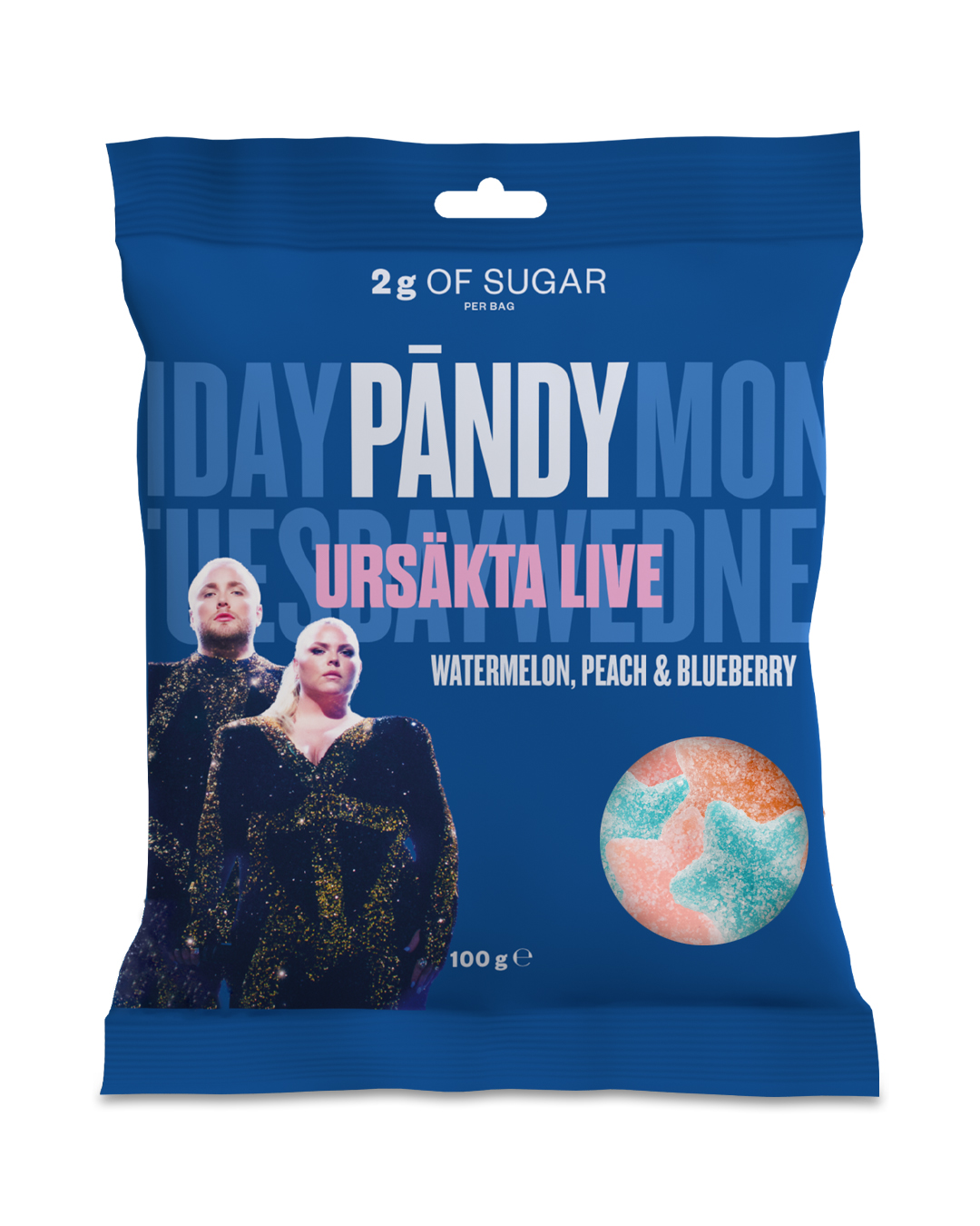 Pändy Ursäkta Live X Pändy Godis 100 g