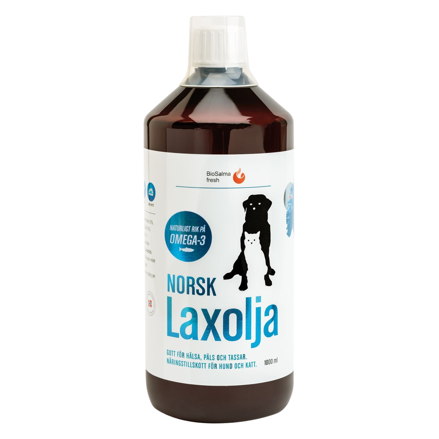 Norsk Laxolja För Hund & Katt 1000 ml