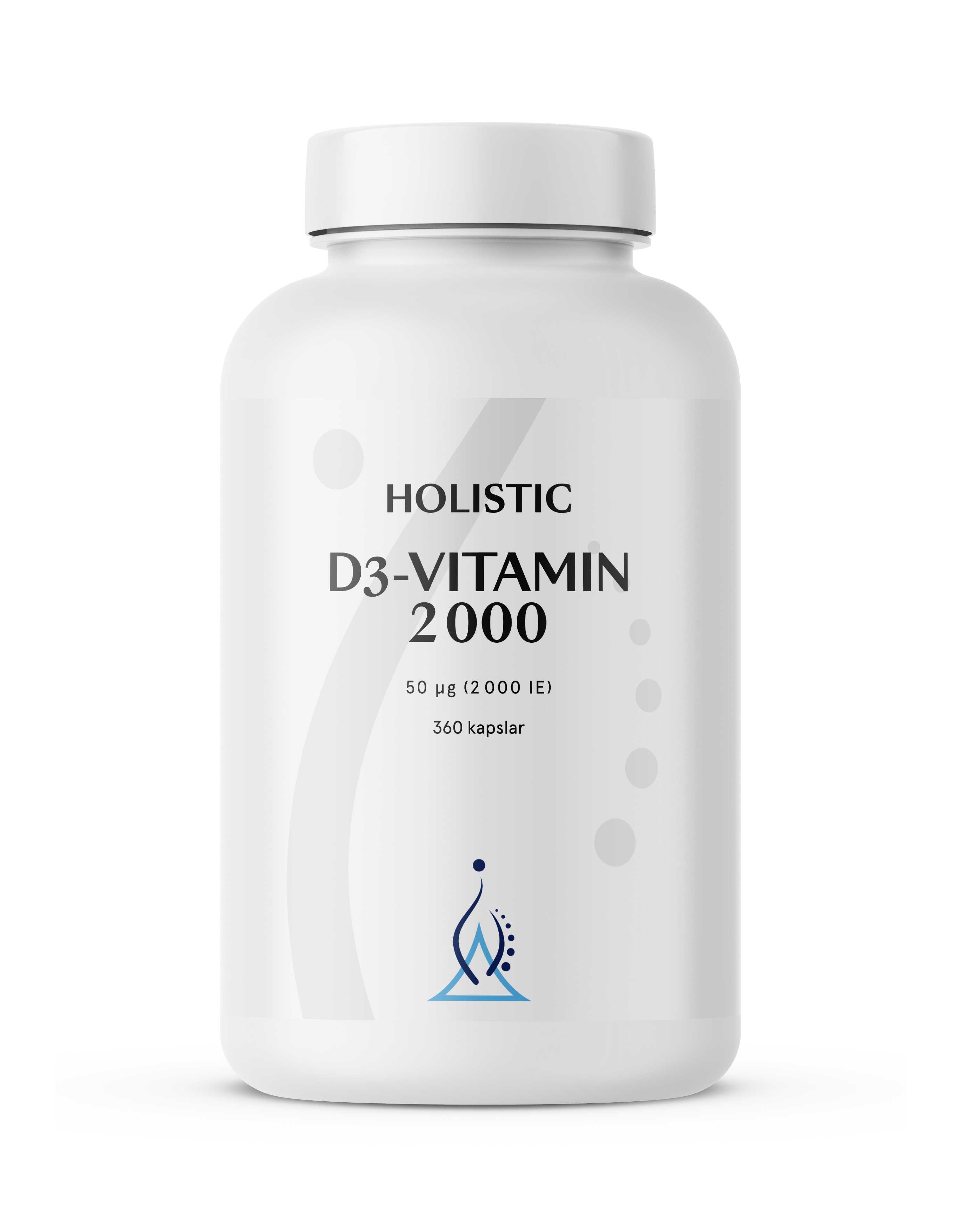 Holistic D3-vitamin 2000 360 kapslar