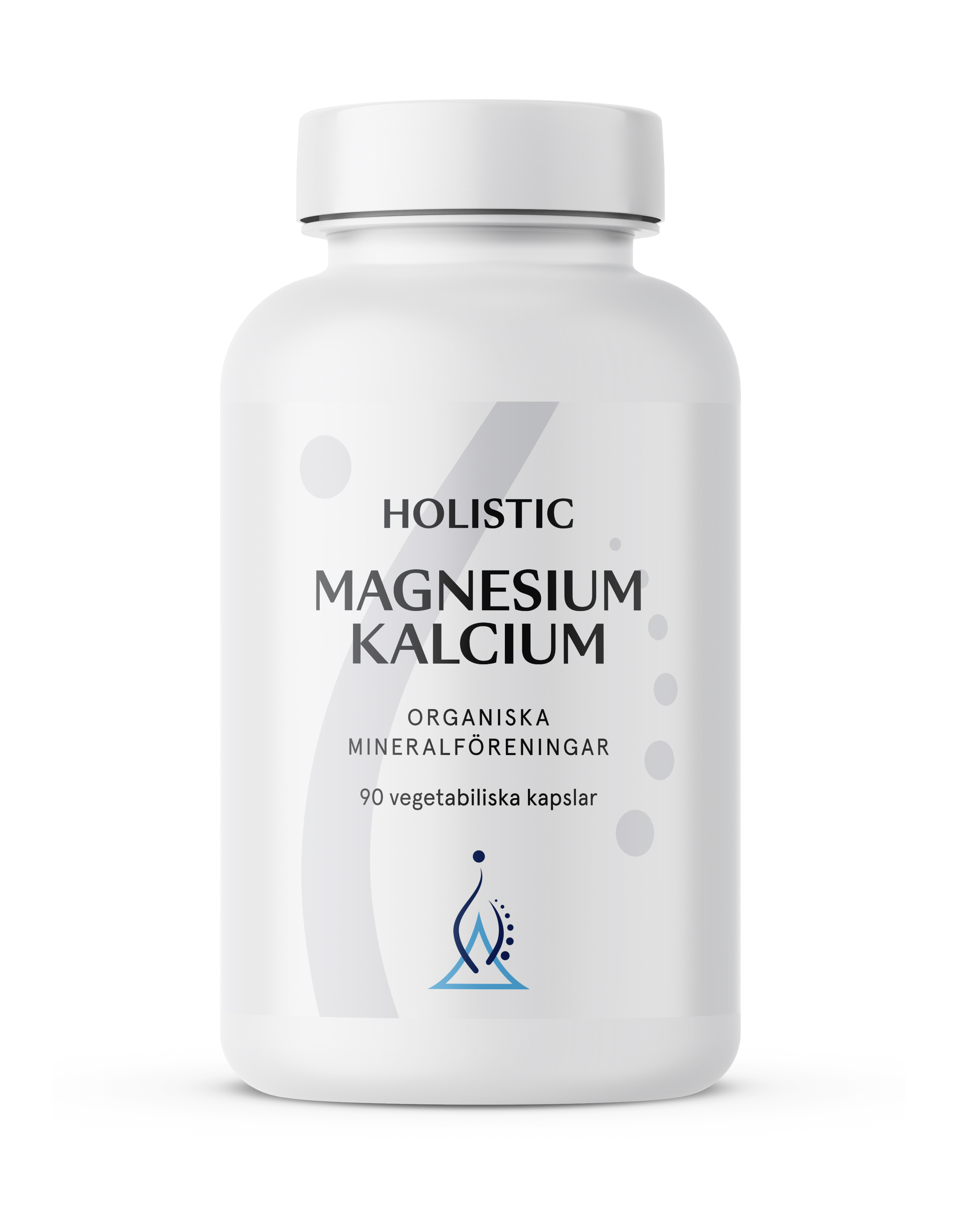 Holistic Magnesium 80mg & Kalcium 40 mg 90 kapslar