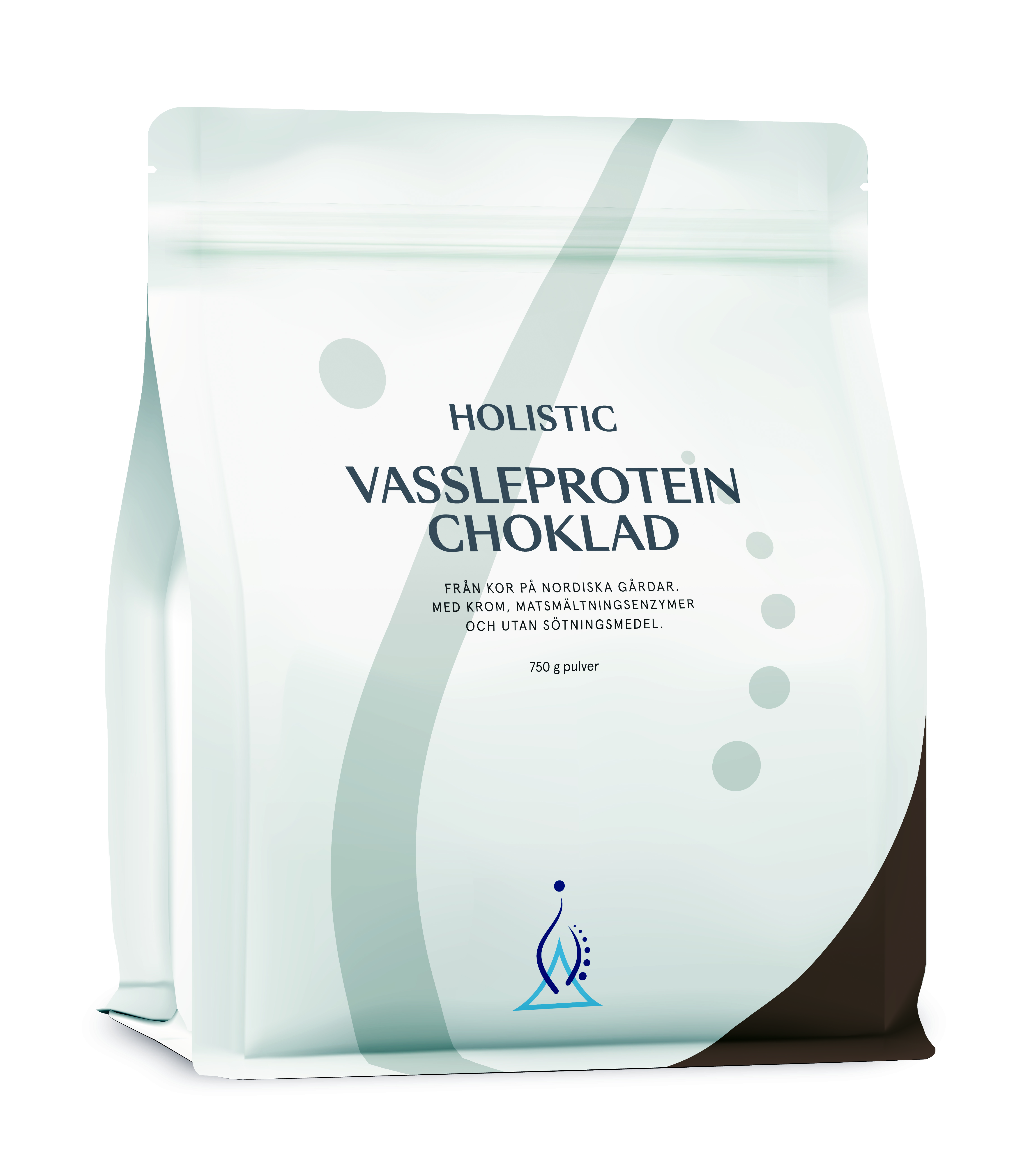 Holistic Vassleprotein Choklad Zippåse 750 g