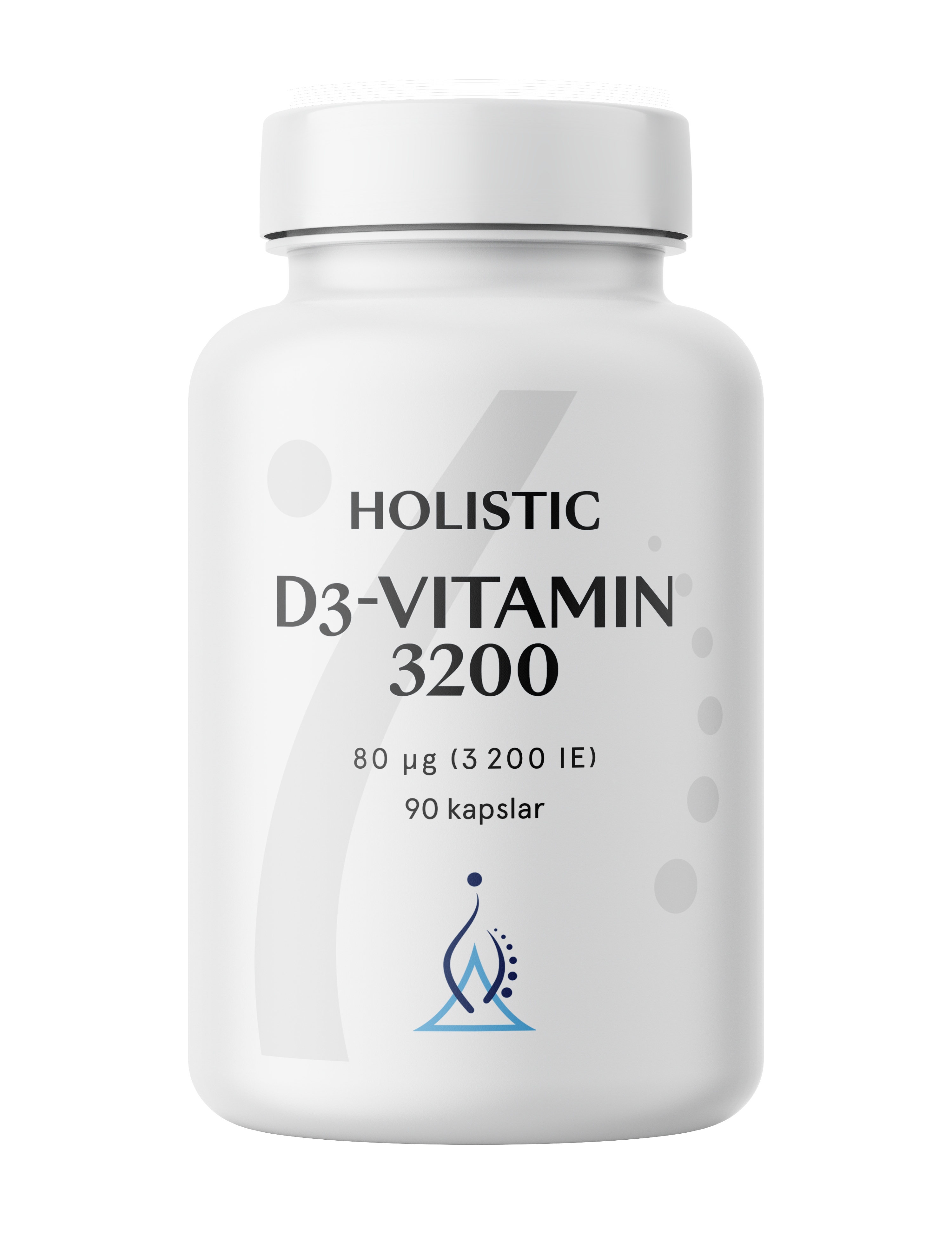 Holistic D3-vitamin 3200 90 kapslar