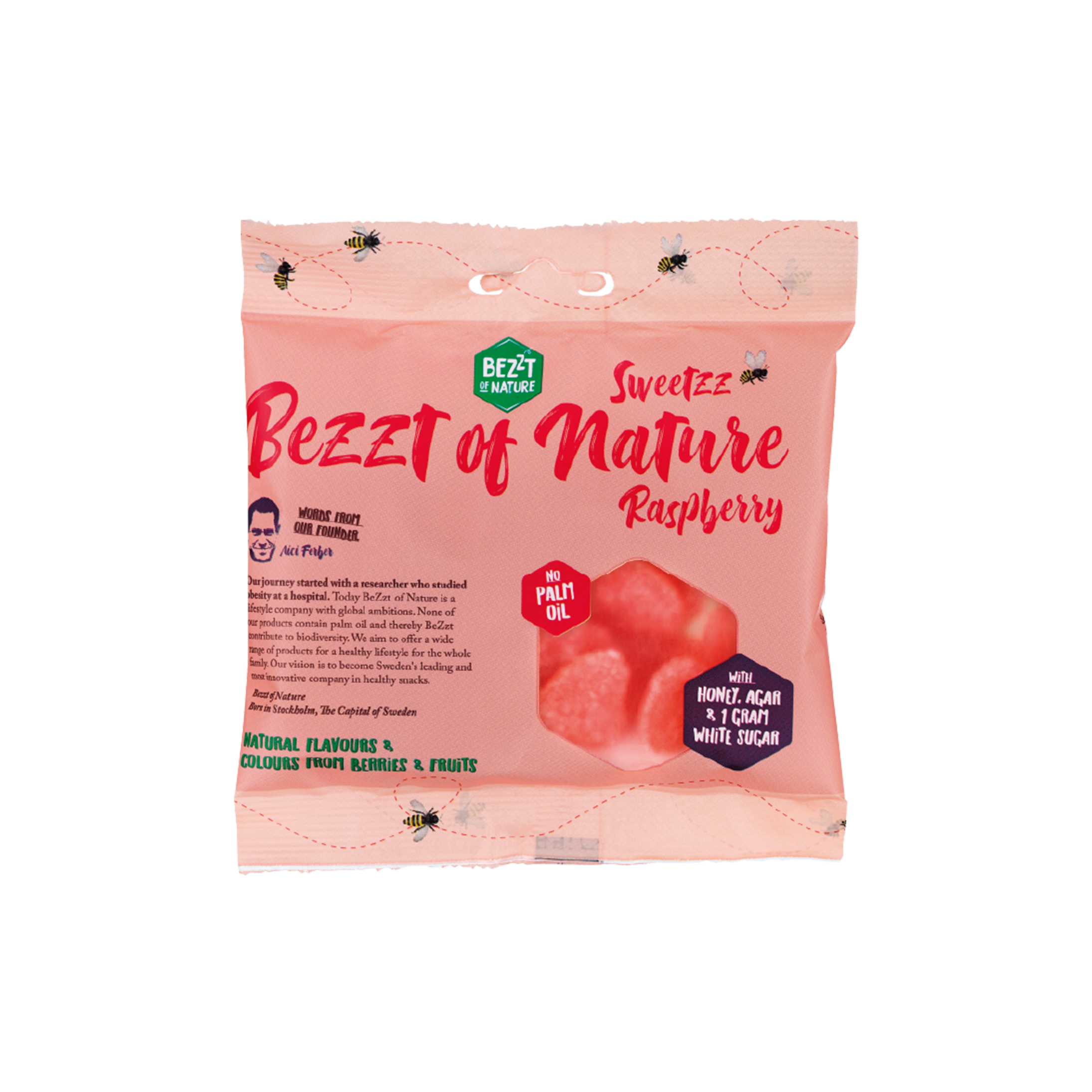 Bezzt of Nature Sweetzz Raspberry 65 g