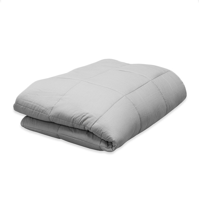 Cura Pearl Classic Tyngdtäcke Ljusgrå 150x200 11 kg