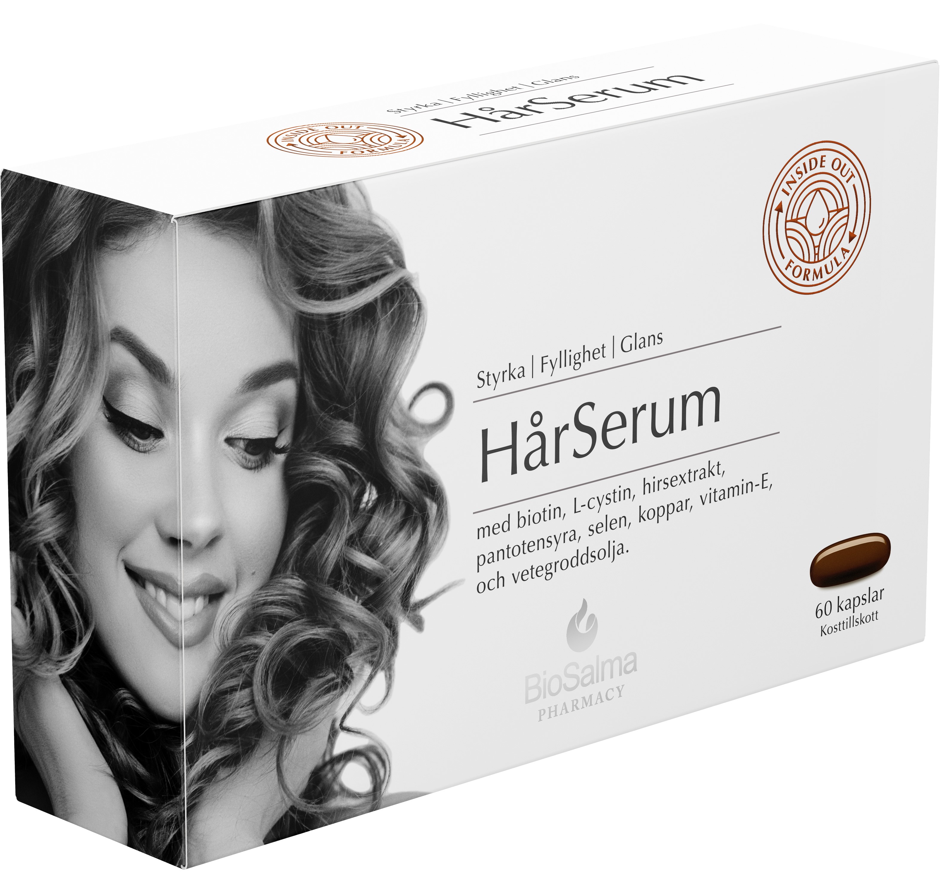 BioSalma Pharmacy HårSerum 60 kapslar