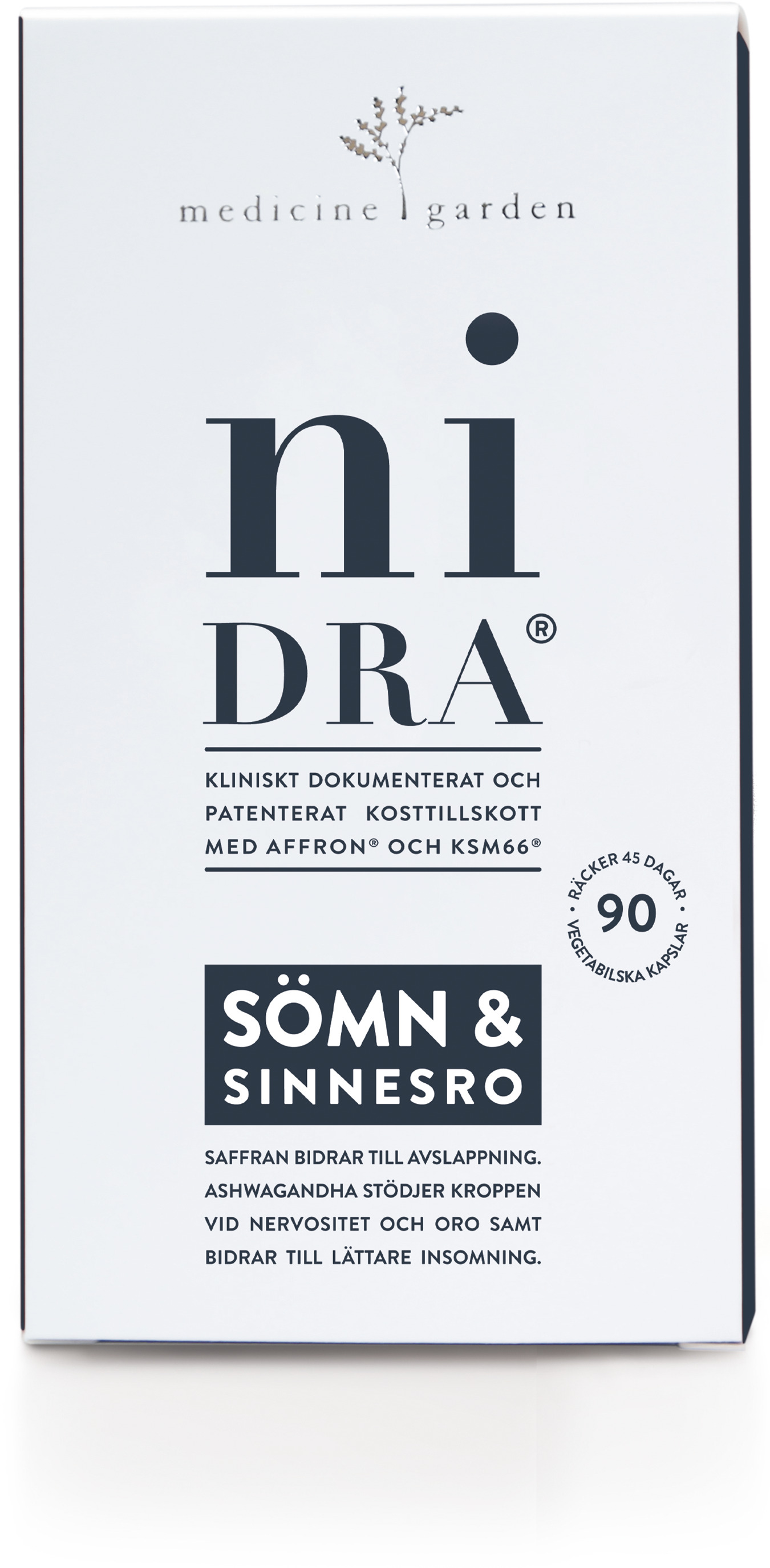 MedicineGarden niDRA Sömn & Sinnesro 90 kapslar