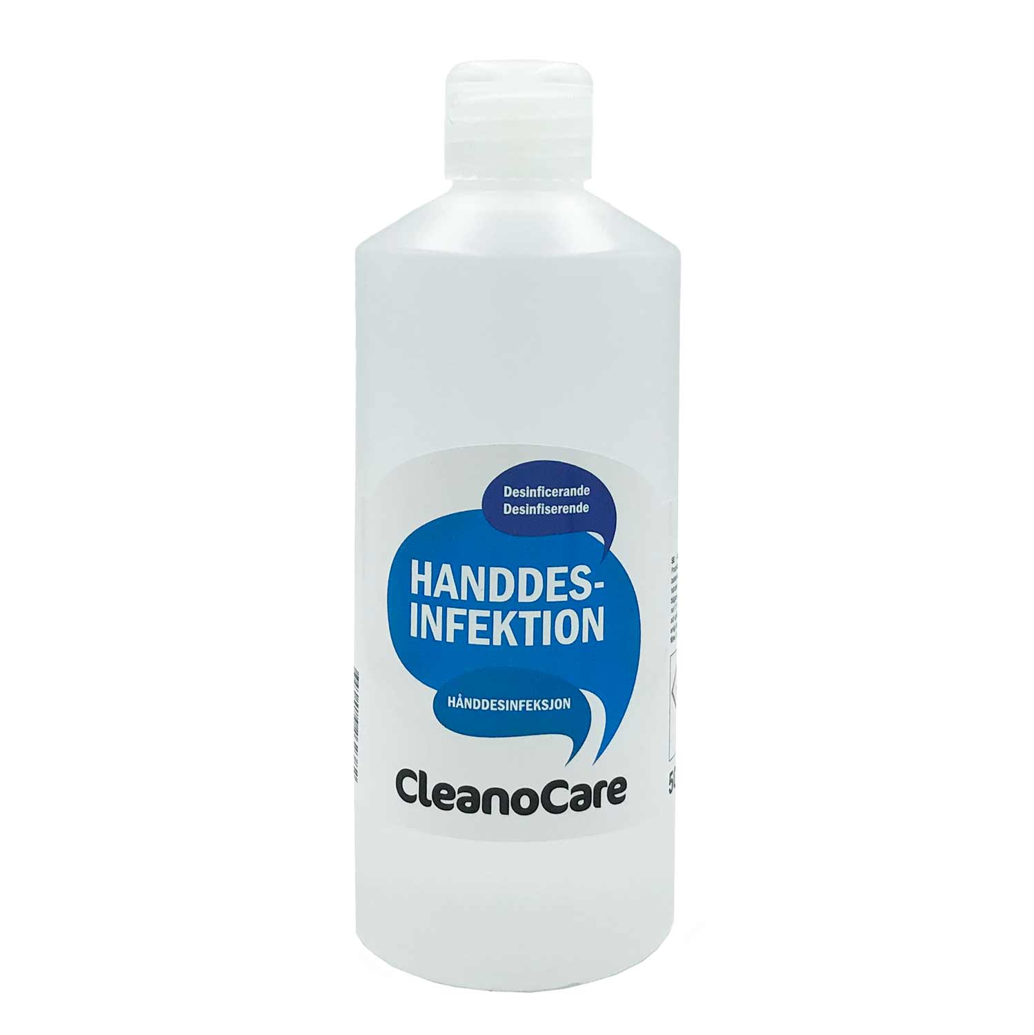 Svensktilllverkad Handdesinfektion CleanoCare 500 ml