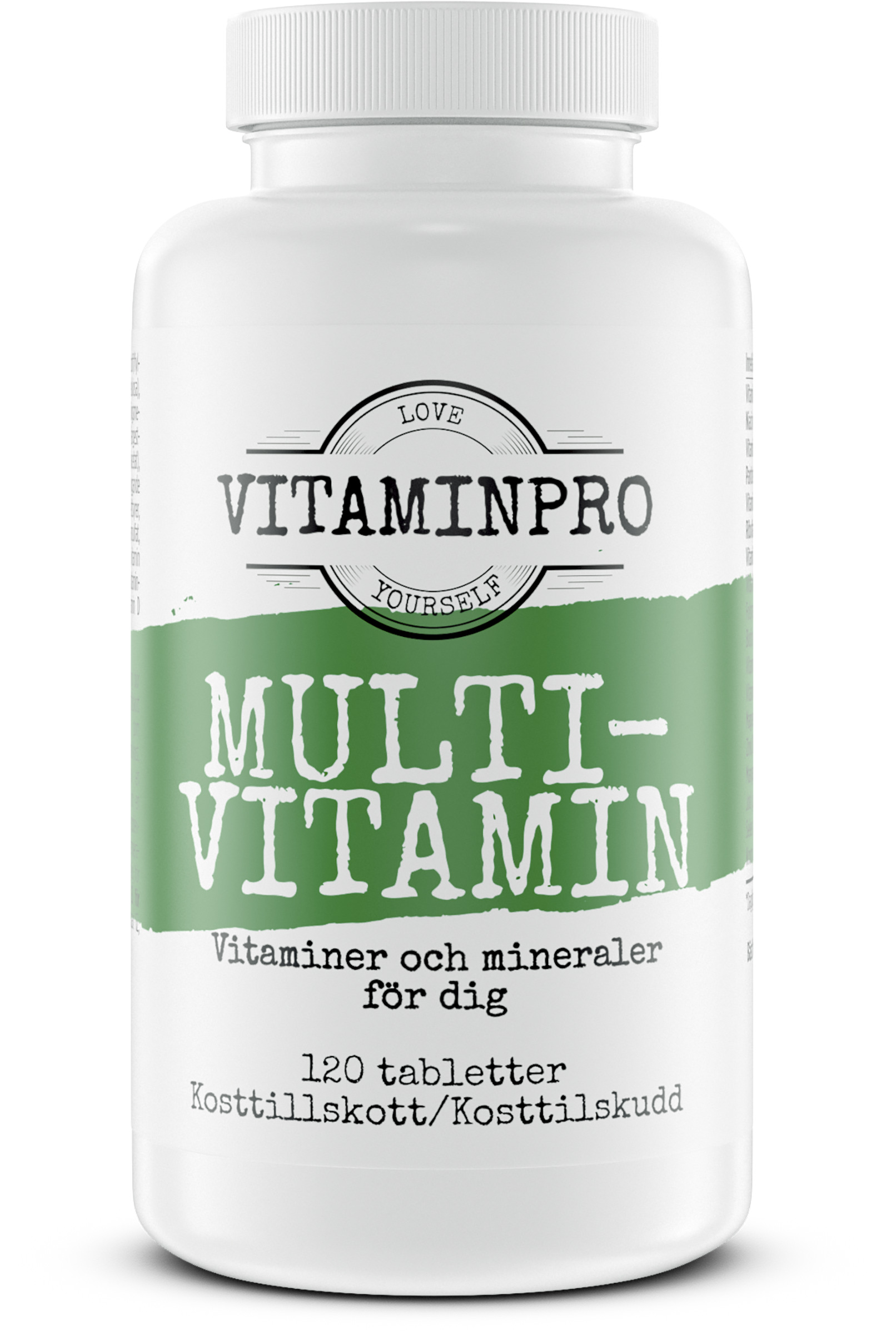 Köp Vitaminpro Multivitamin 120 tabletter Apohem