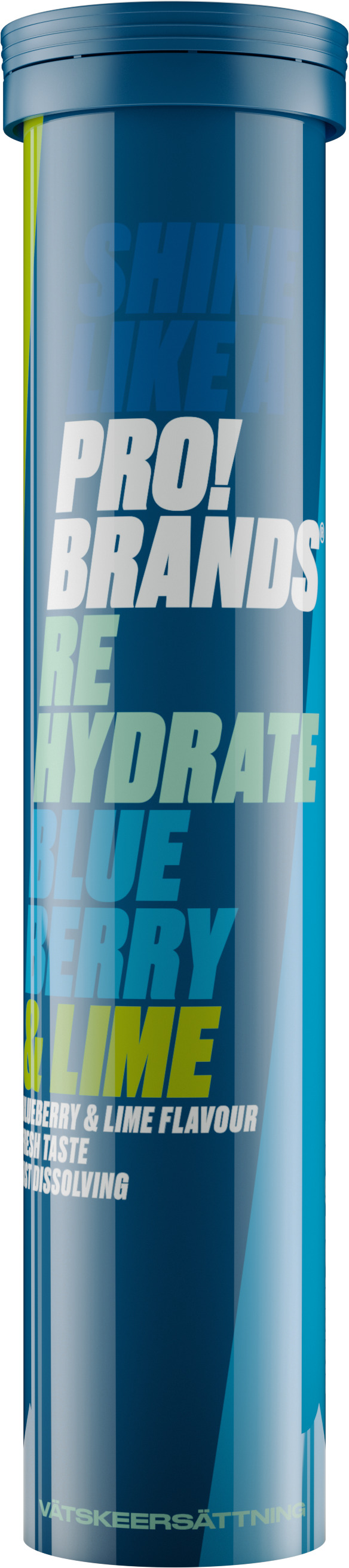 ProBrands Rehydrate Pills Blueberry Lime 20 brustabeletter