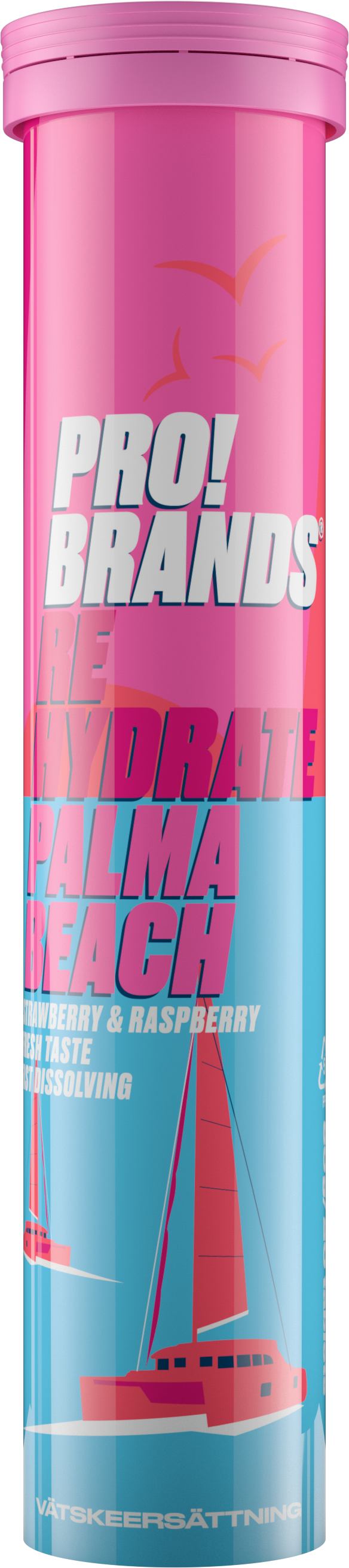 ProBrands Rehydrate Effervescent Palma Beach 20 tabletter