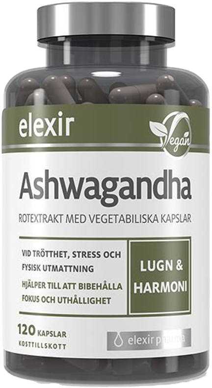 Elexir Ashwagandha 120 kapslar