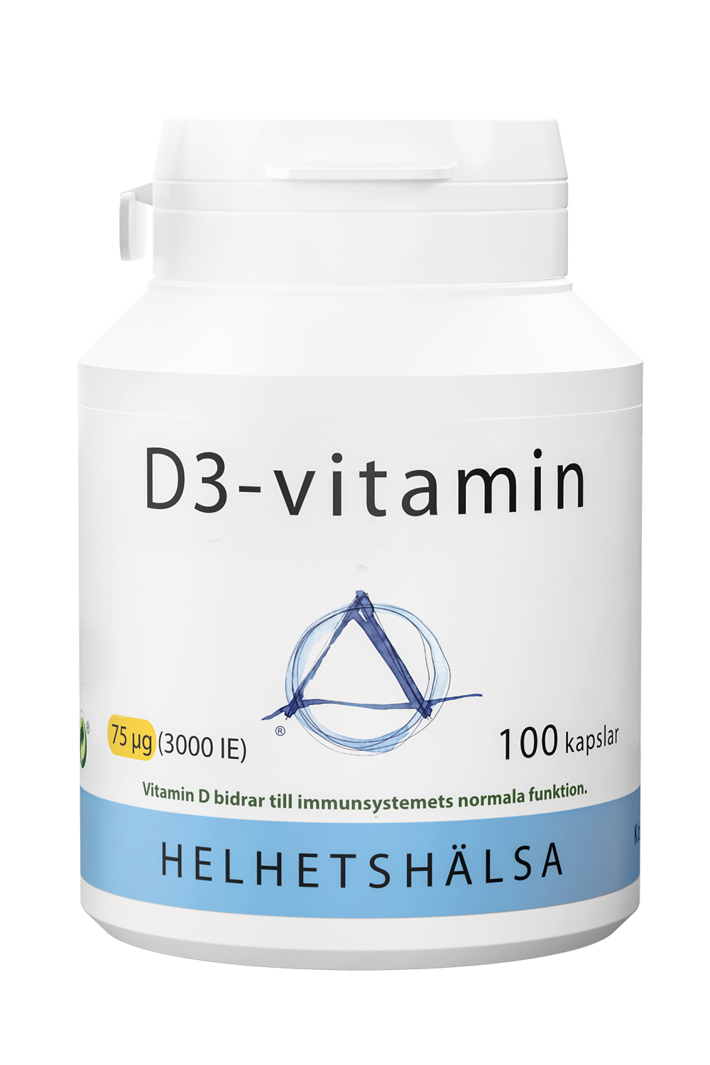 Helhetshälsa D3-vitamin 75 µg (3000IE ) 100 kapslar