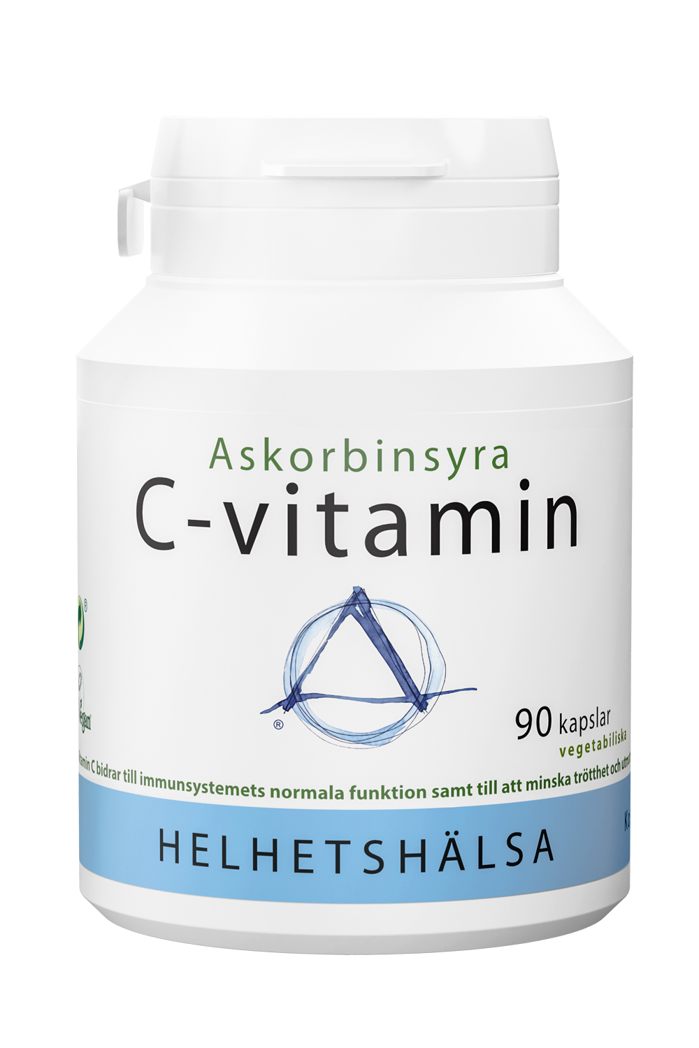 Helhetshälsa C-vitamin Askorbinsyra 600 mg 90 kapslar
