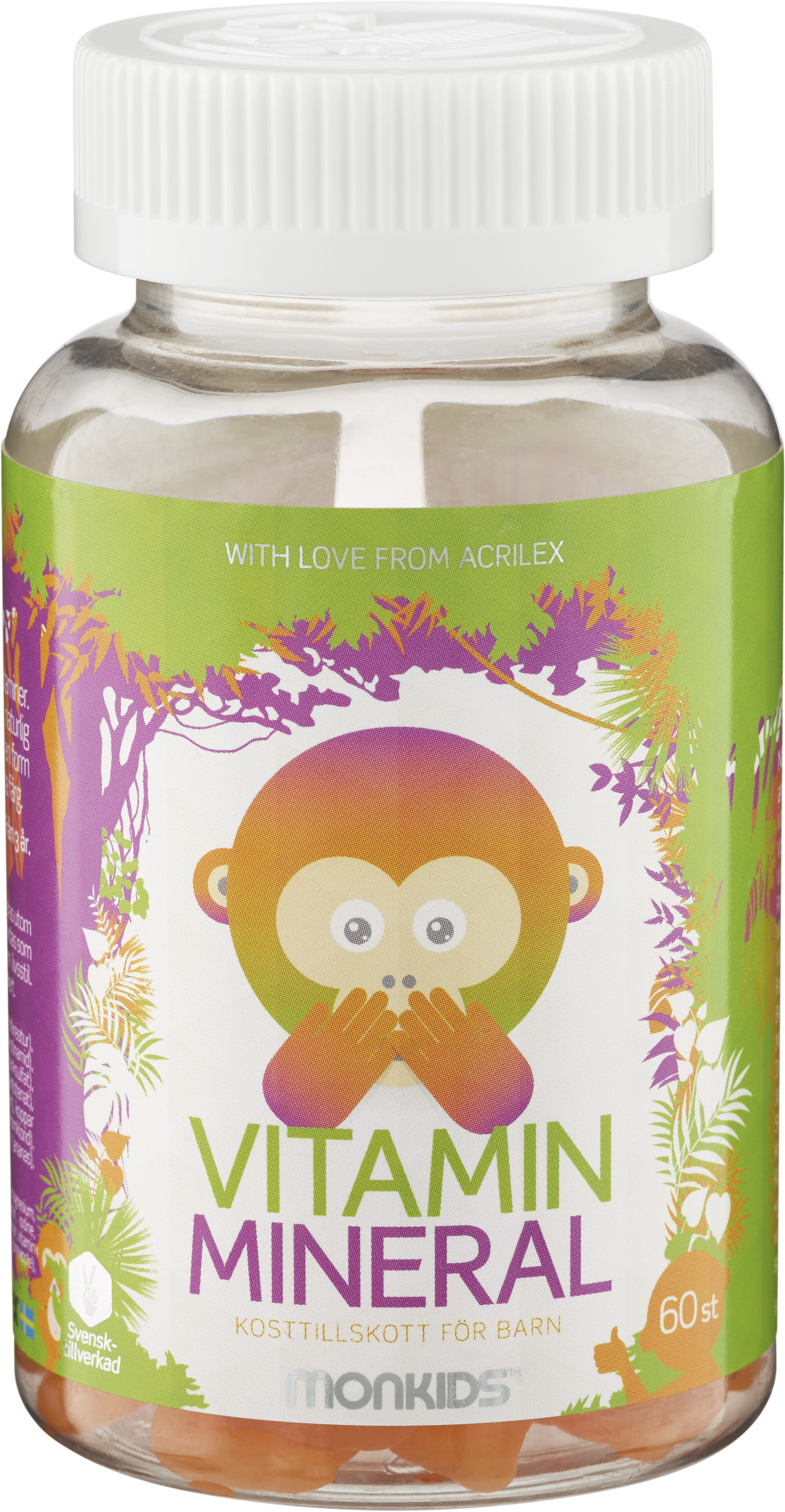 Monkids Vitamin Mineral Barn 60 st