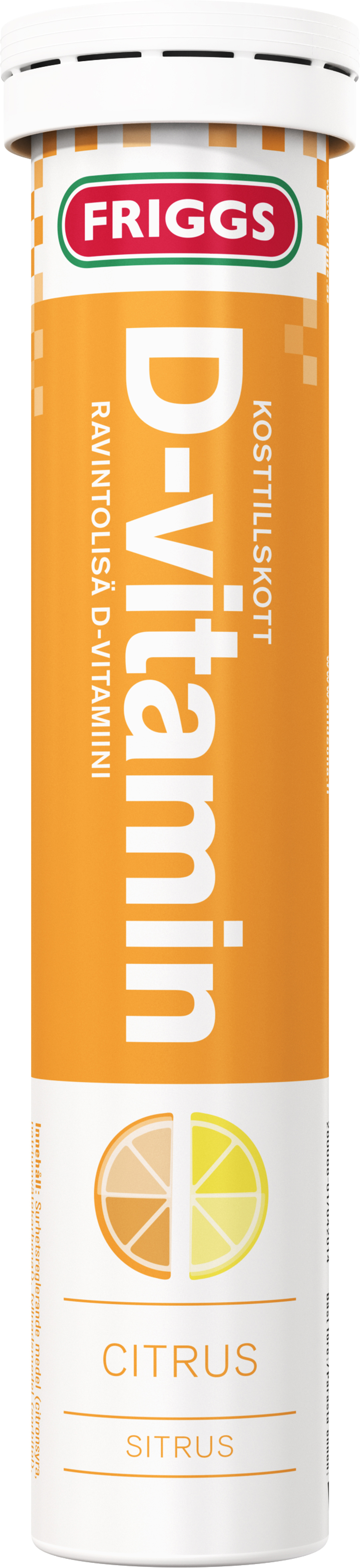 Friggs D-vitaminbrus Citrus 80 g