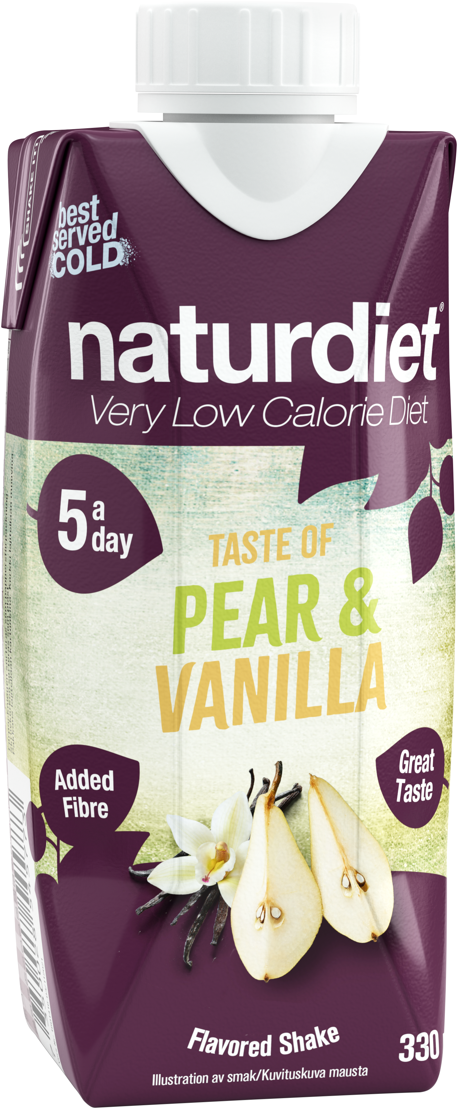 Naturdiet VLCD Pear & Vanilla Shake 330 ml