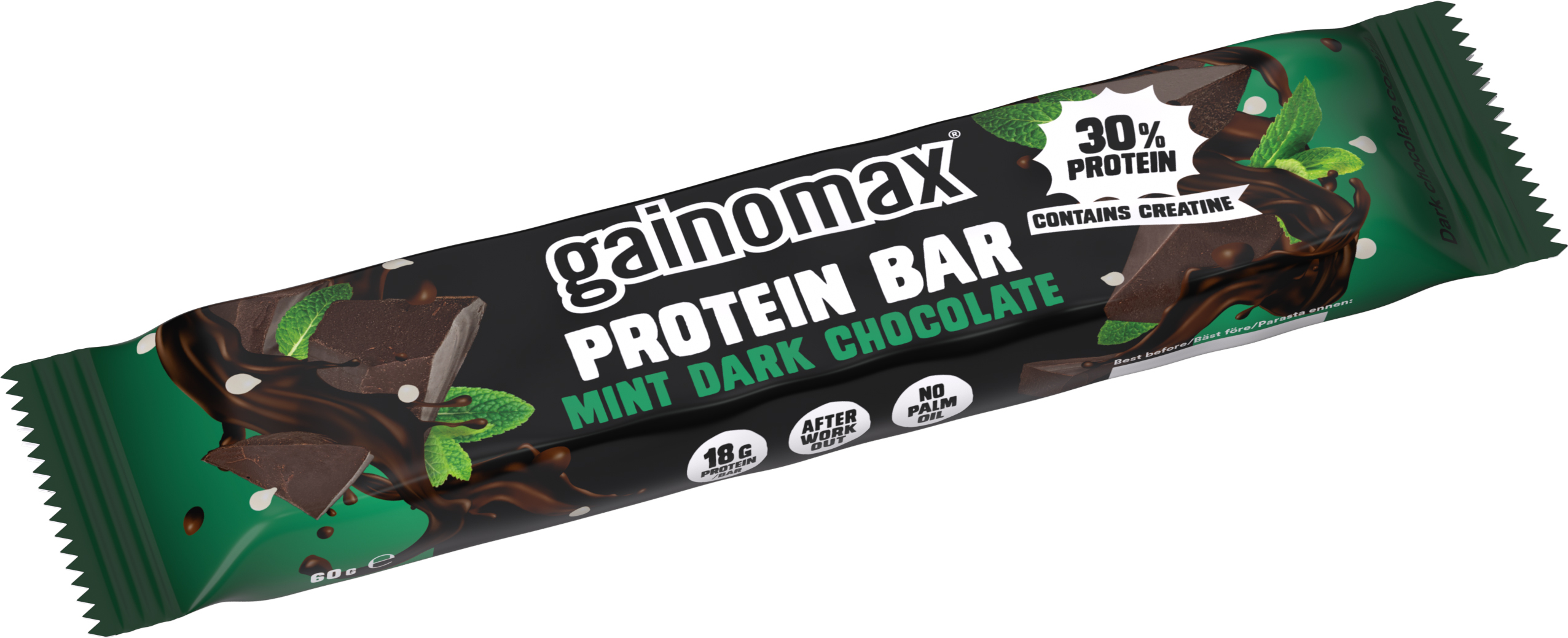Gainomax Protein Bar Mint Dark Chocolate 60 g