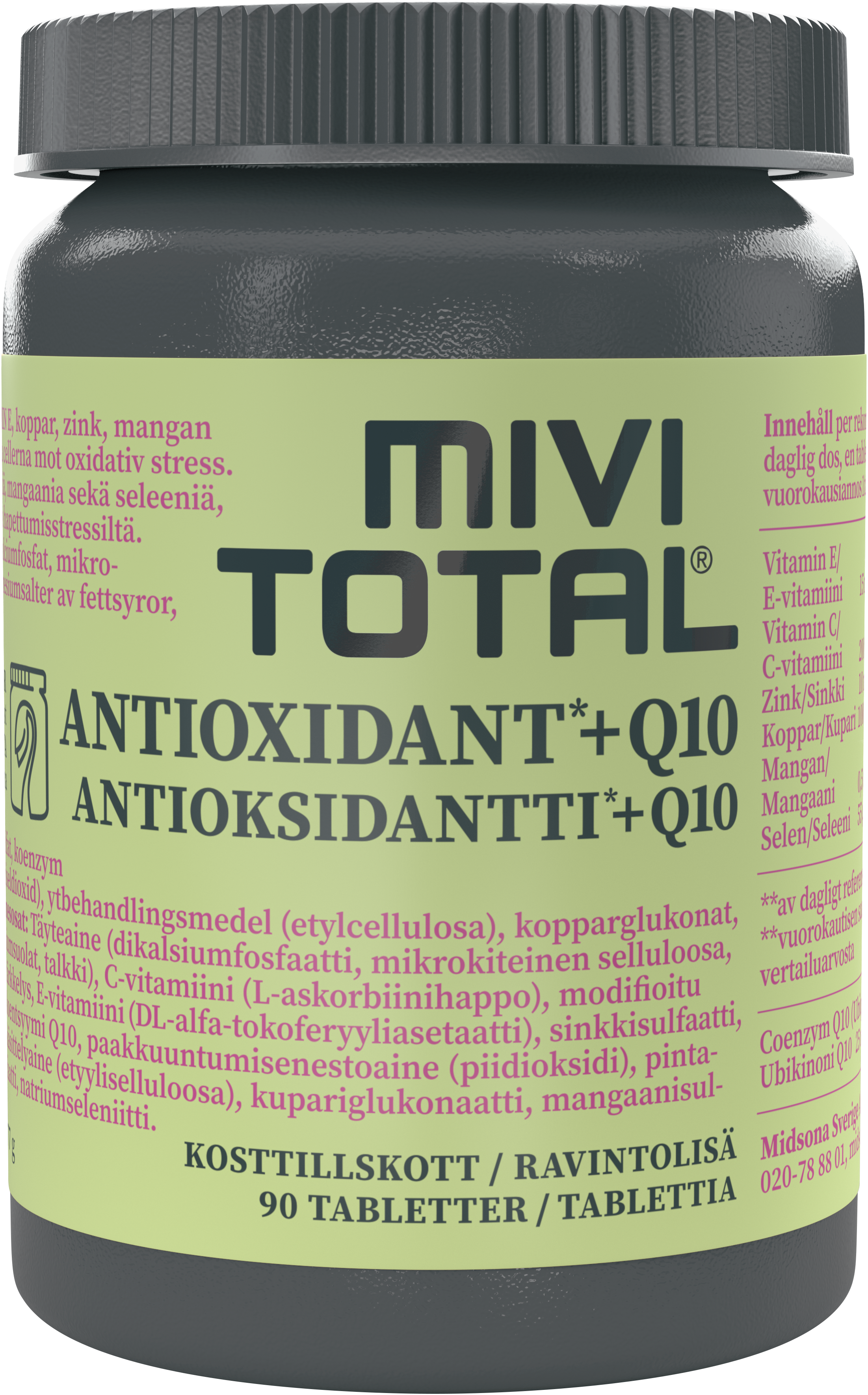 Mivitotal Antioxidant Q10 90 tabletter