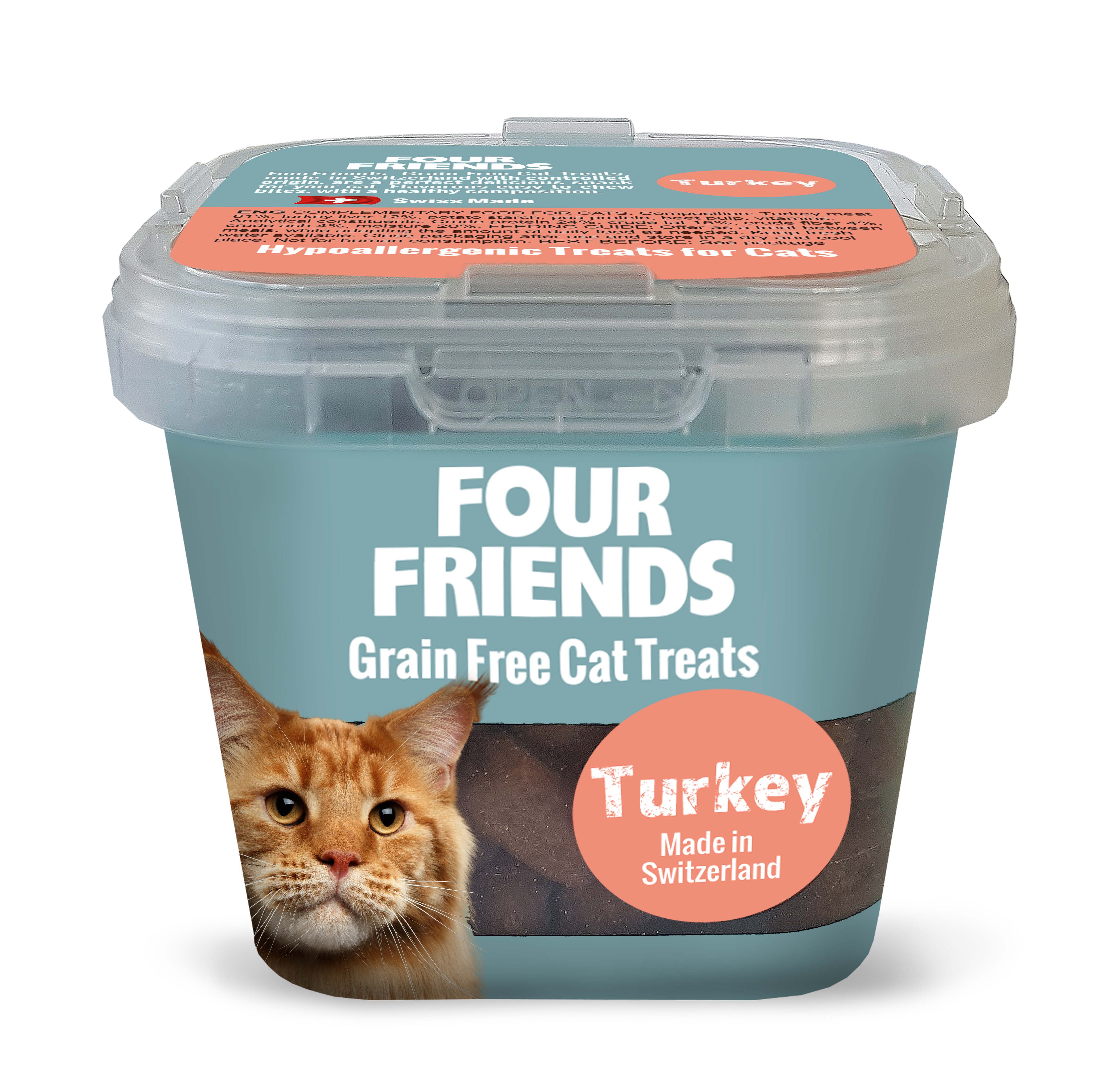 Four Friends Cat Treat Turkey 100 g