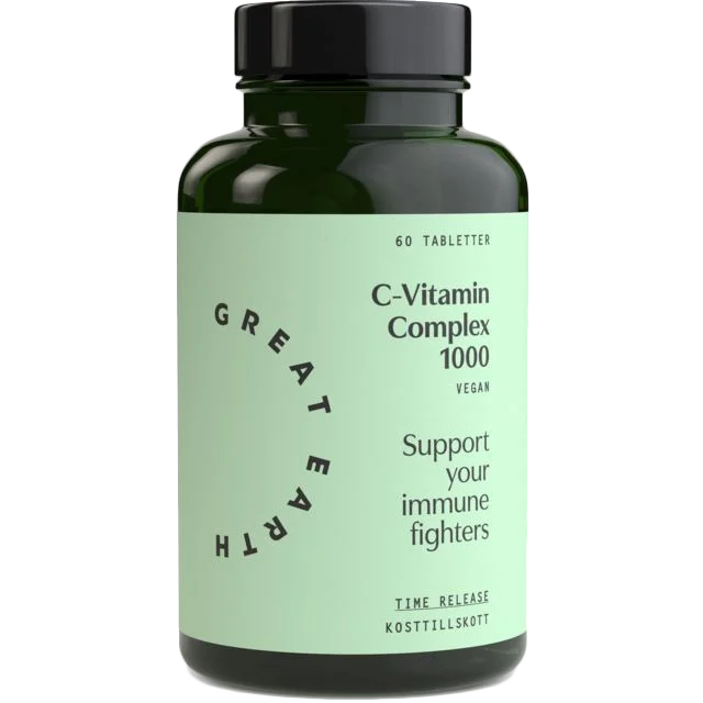 Great Earth C-vitamin Complex 1000 - 60 tabletter