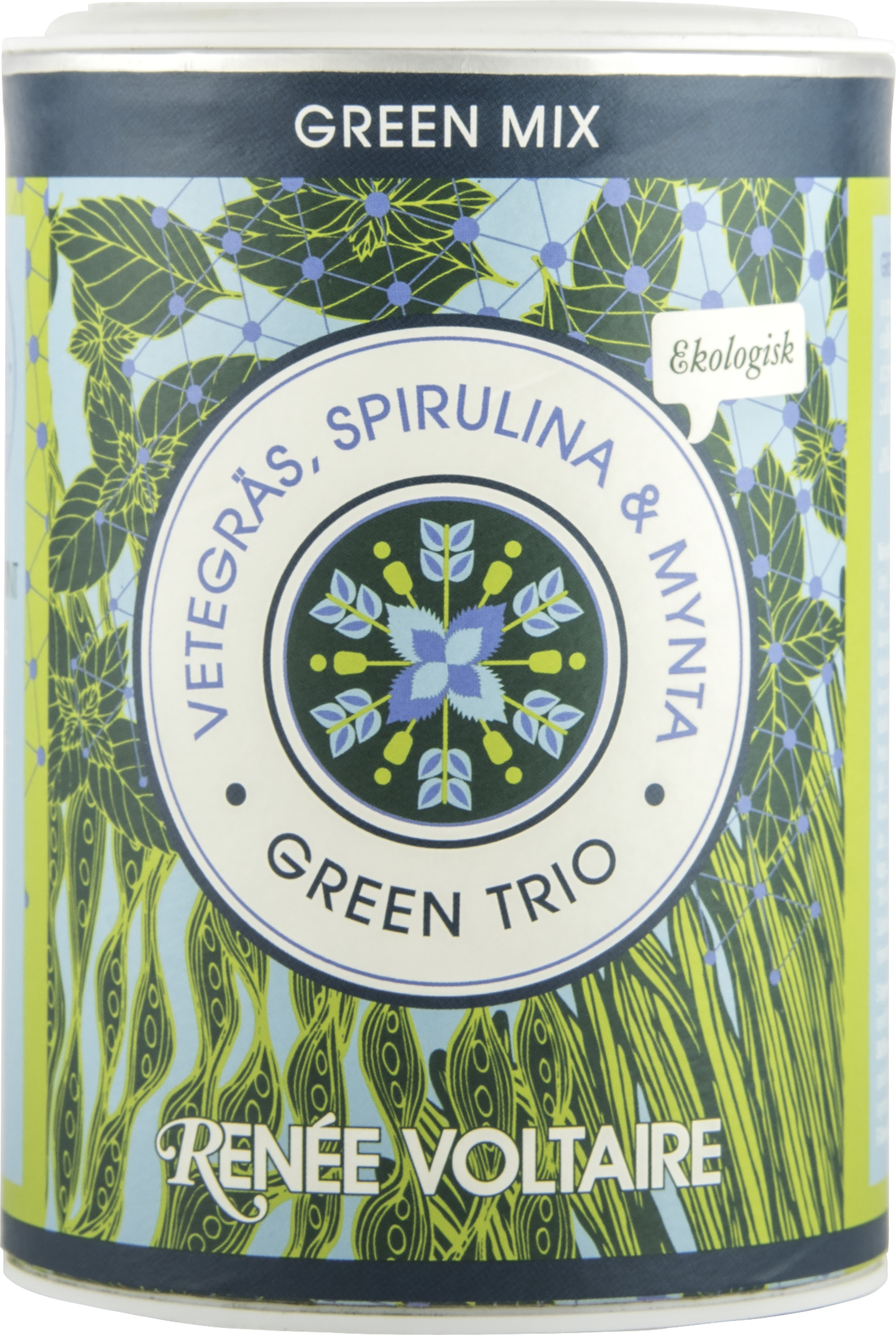 Renée Voltaire GreenMix Vetegräs Spirulina Mynta 100 g