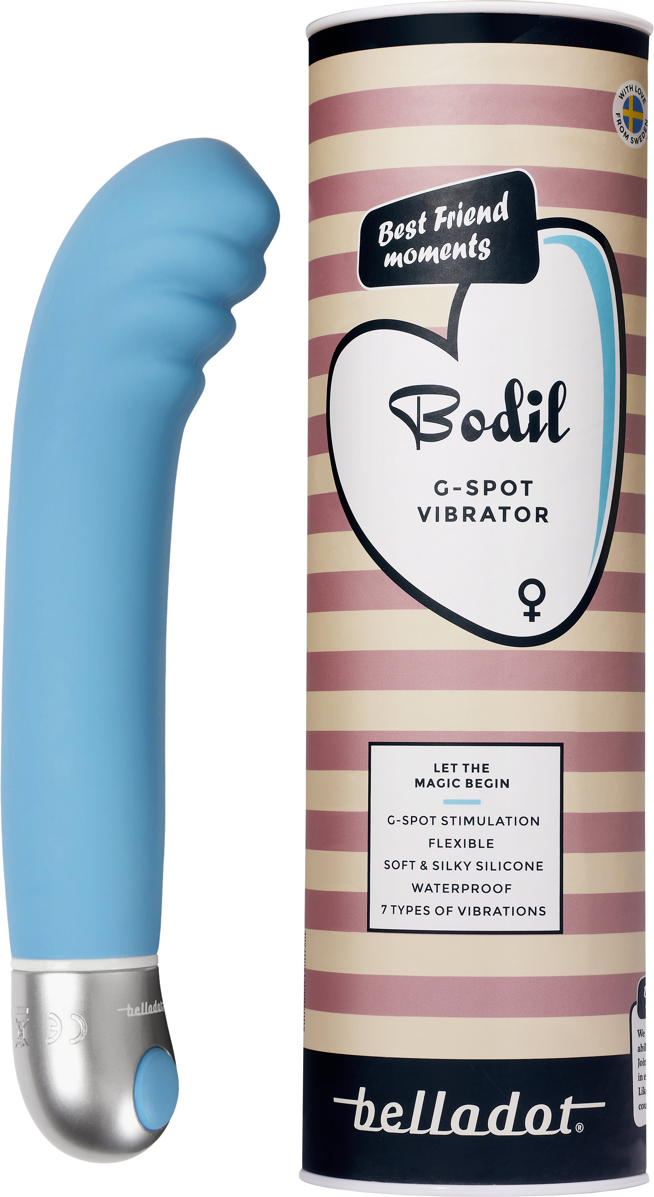 Belladot Bodil G-vibrator Blå