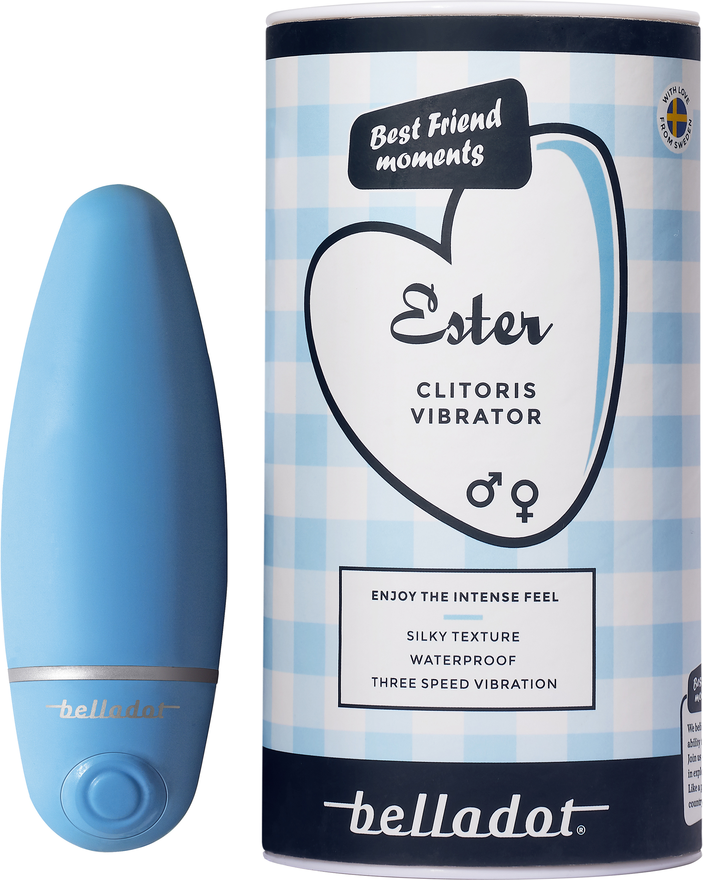 Belladot Ester Klitorisvibrator Blå