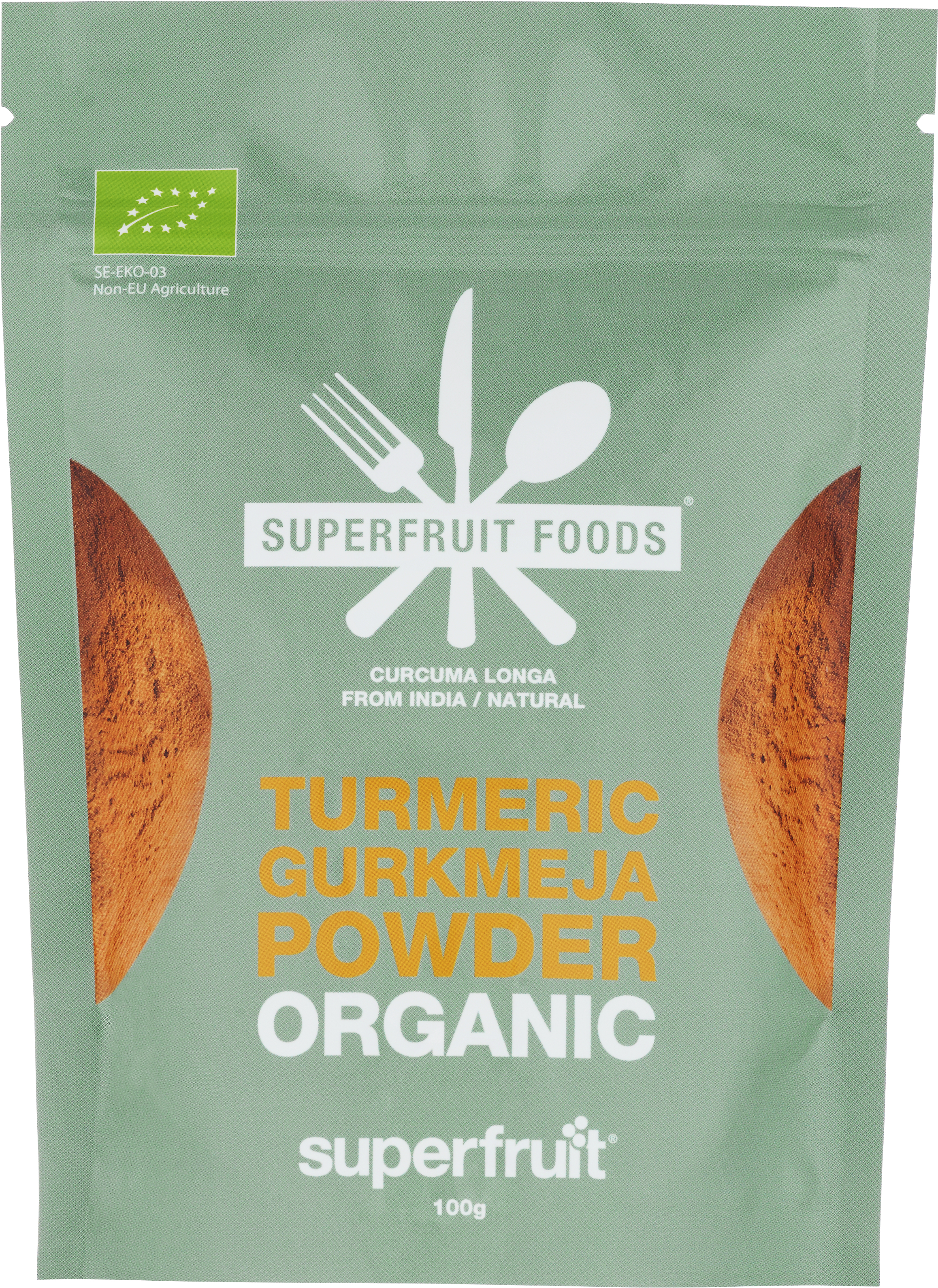 Superfruit Foods Tumeric/Gurkmeja Powder Organic 100g