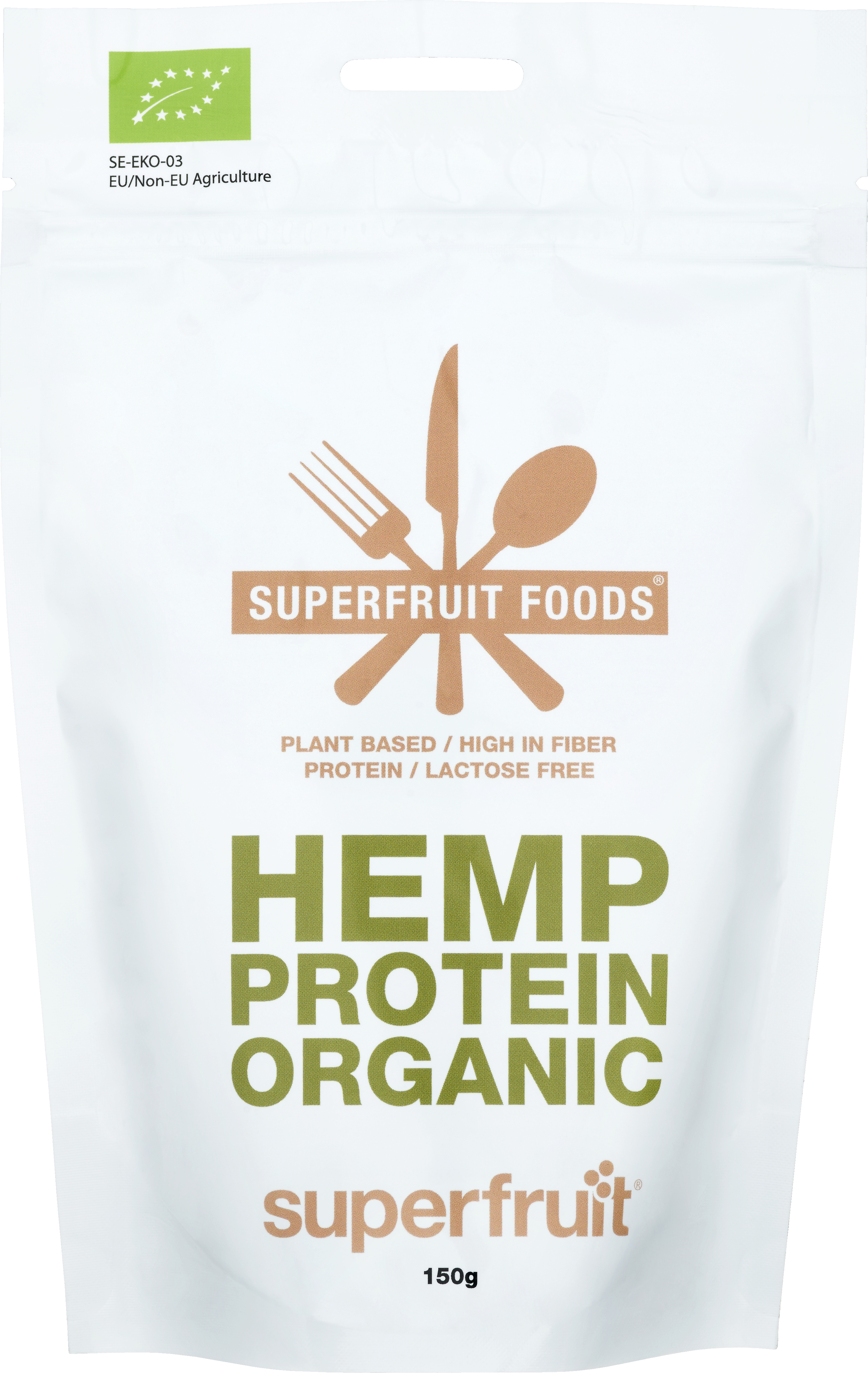 Superfruit Foods Hemp Protein Powder Organic 150g