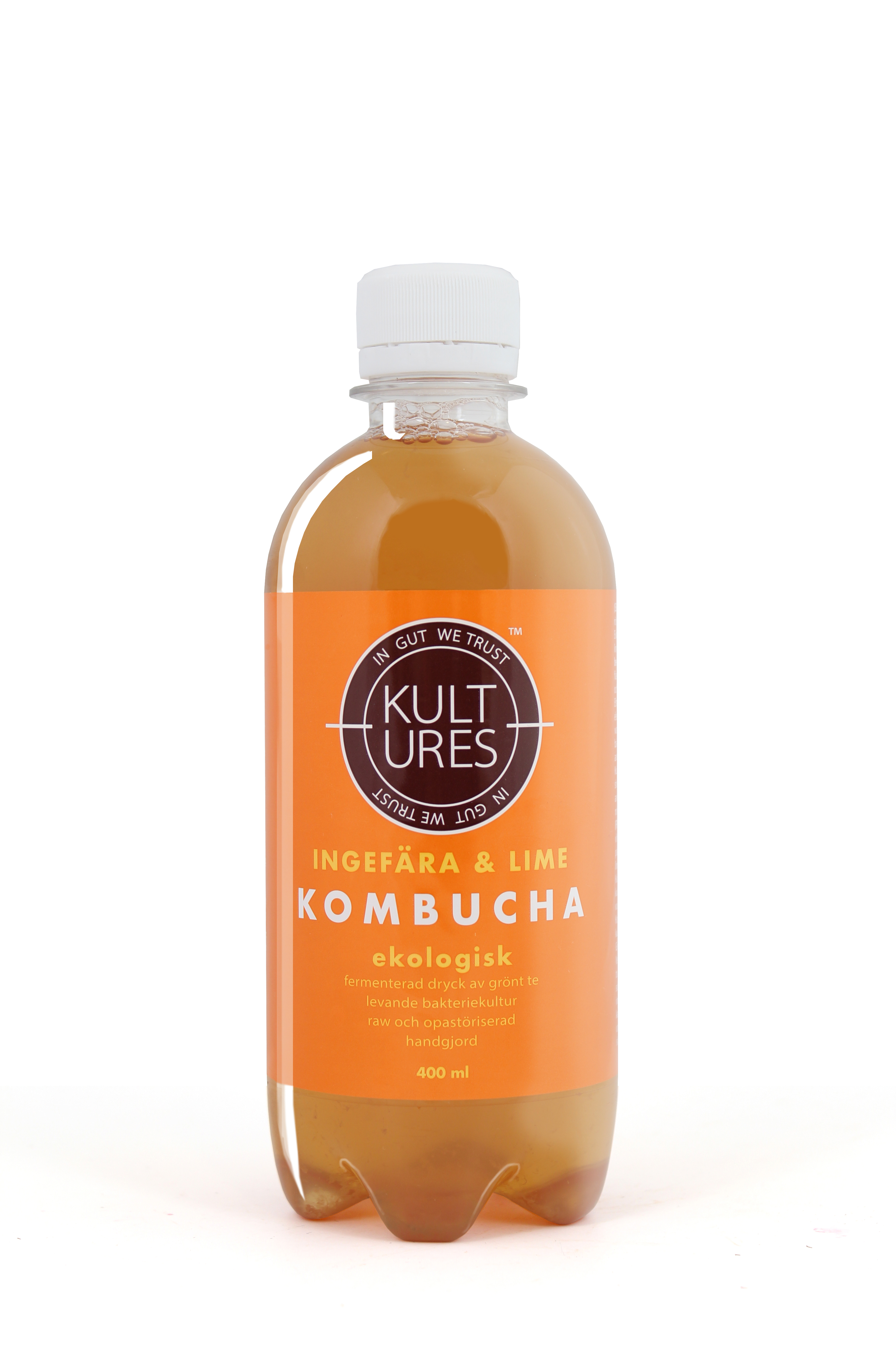 Kultures Kombucha Ingefära & Lime 400 ml