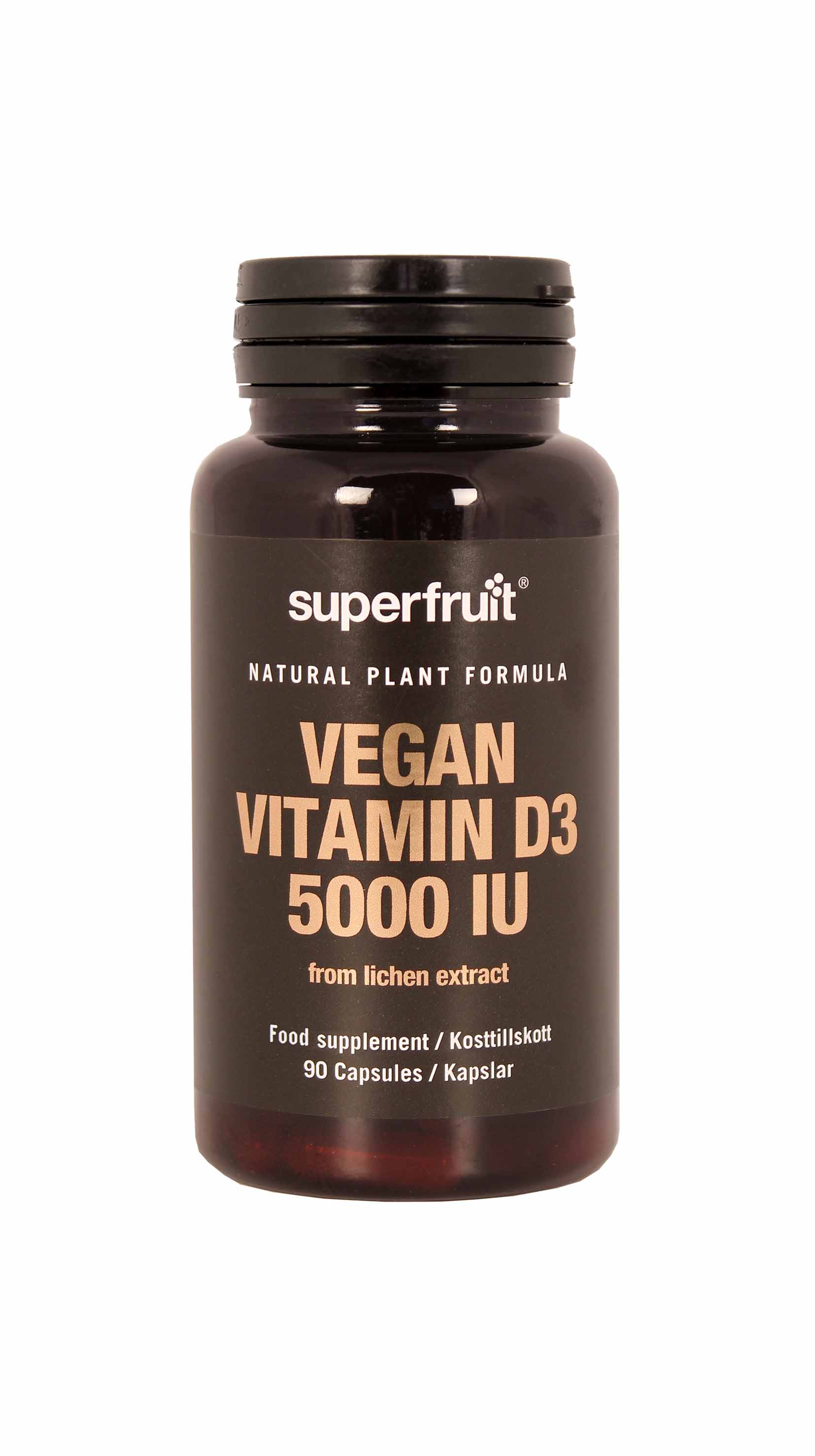 Superfruit Vegan Vitamin D3 5000 IE 90 kapslar