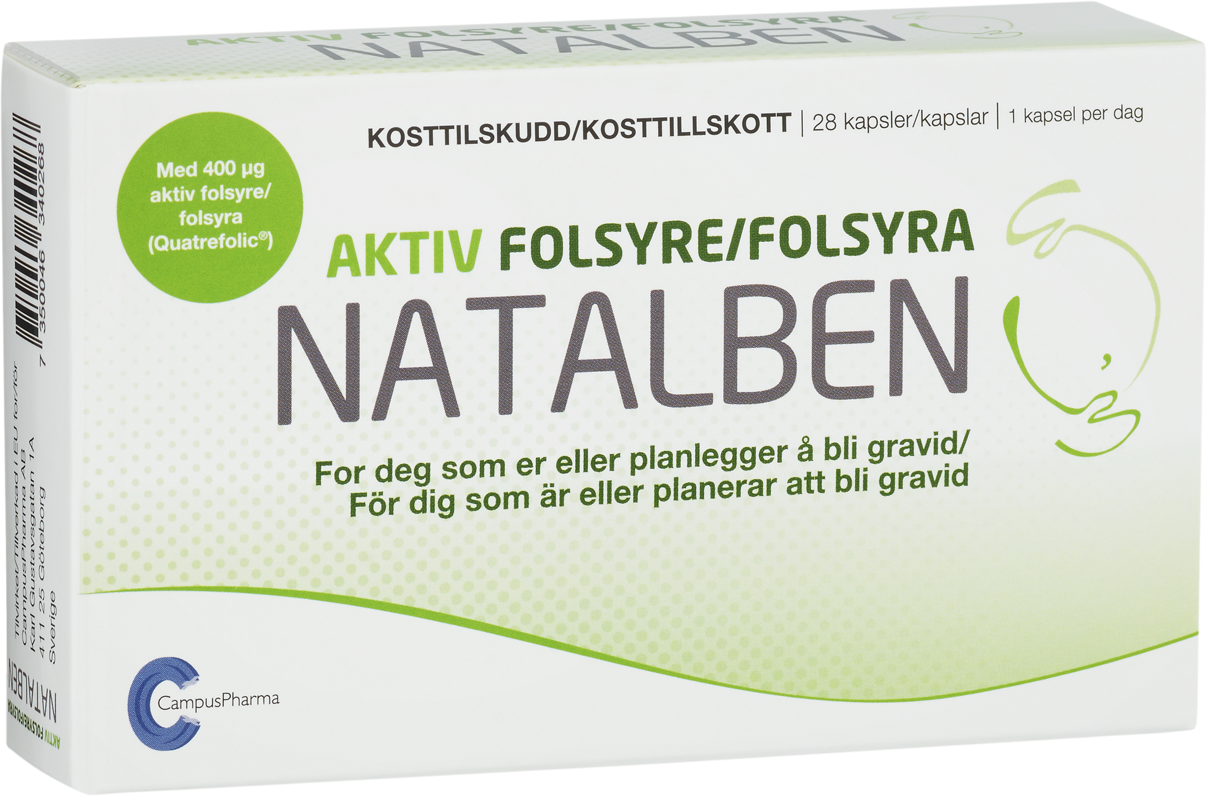 Natalben Aktiv Folsyra 28 kapslar