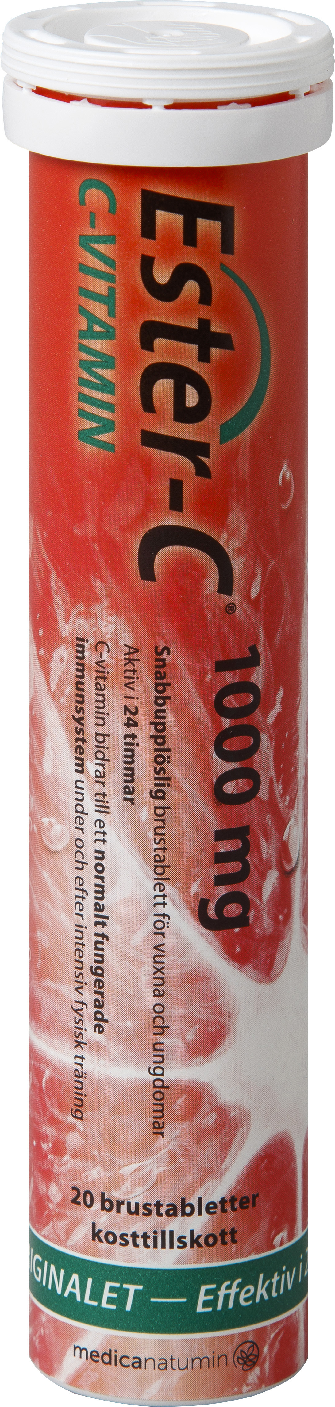 Ester-C C-vitamin 1000mg 20 brustabletter