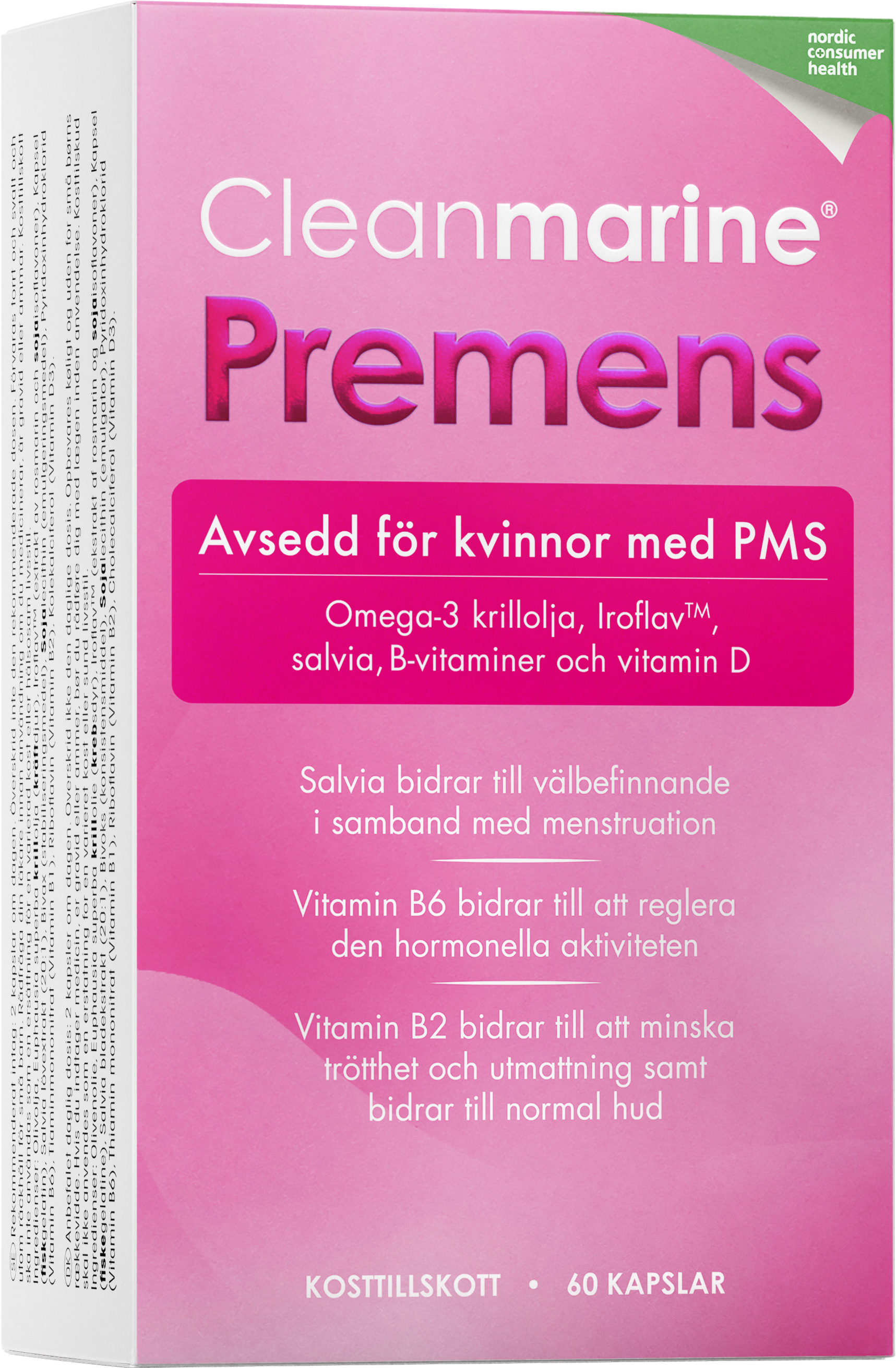 Cleanmarine Premens 60 kapslar