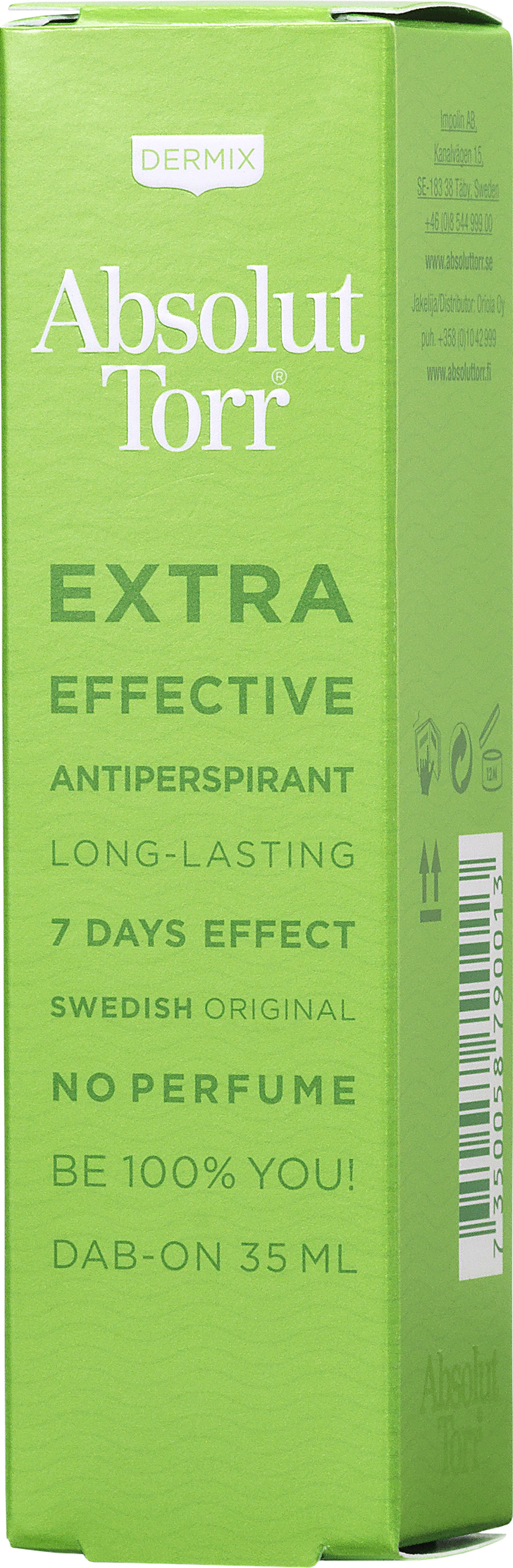 Absolut Torr Extra Effective Antiperspirant Dab-On 35 ml