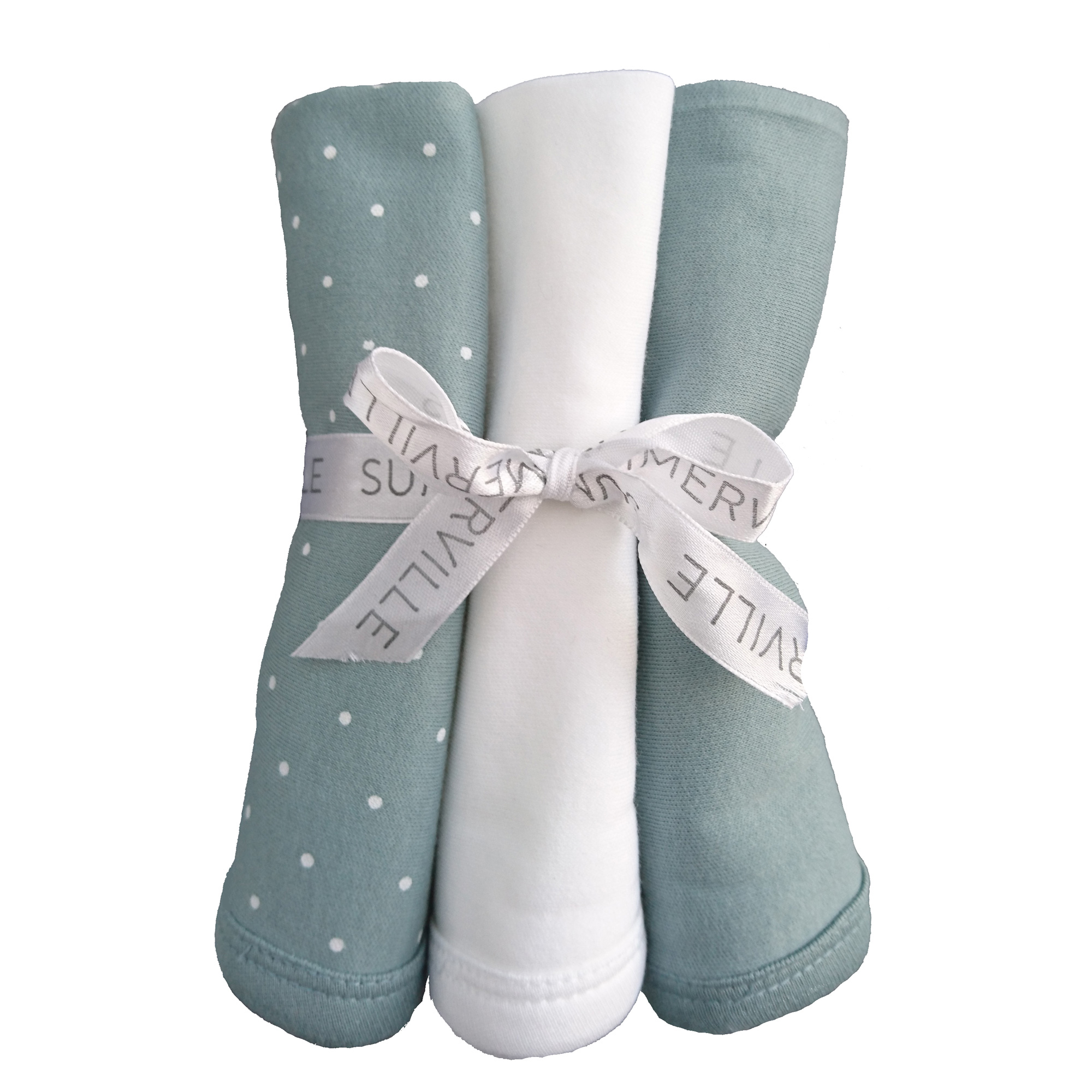 SUMMERVILLE Organic Snuttefilt GOTS Safir Dotty 3-pack