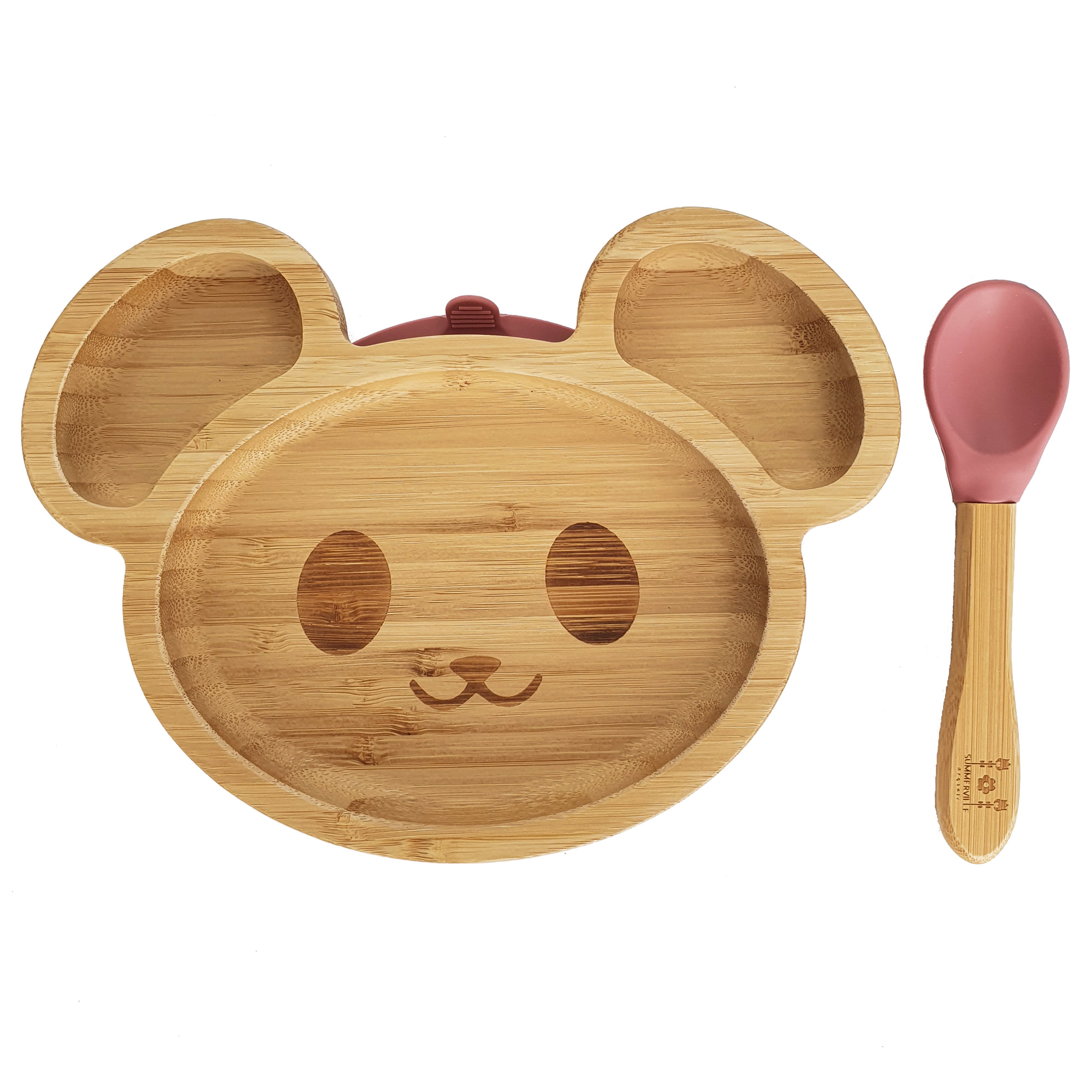 SUMMERVILLE organic Matset Bambu Mus Dusty Rose 1 st