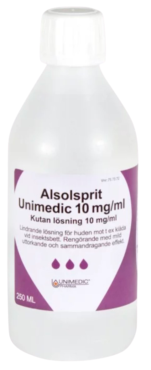 Alsolsprit Unimedic 10 mg/ml 250 ml