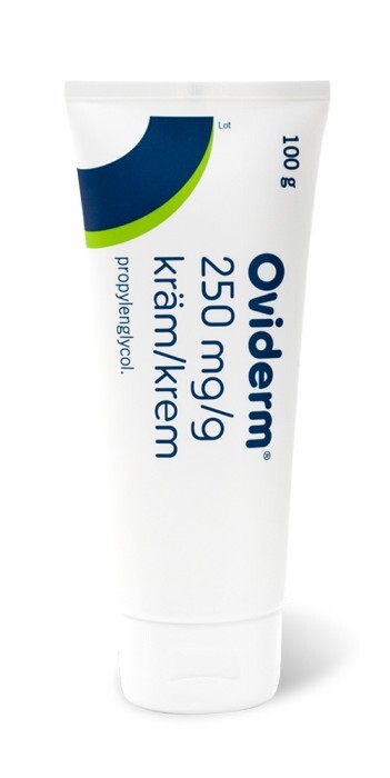 Oviderm Kräm 250mg/g, 100 g
