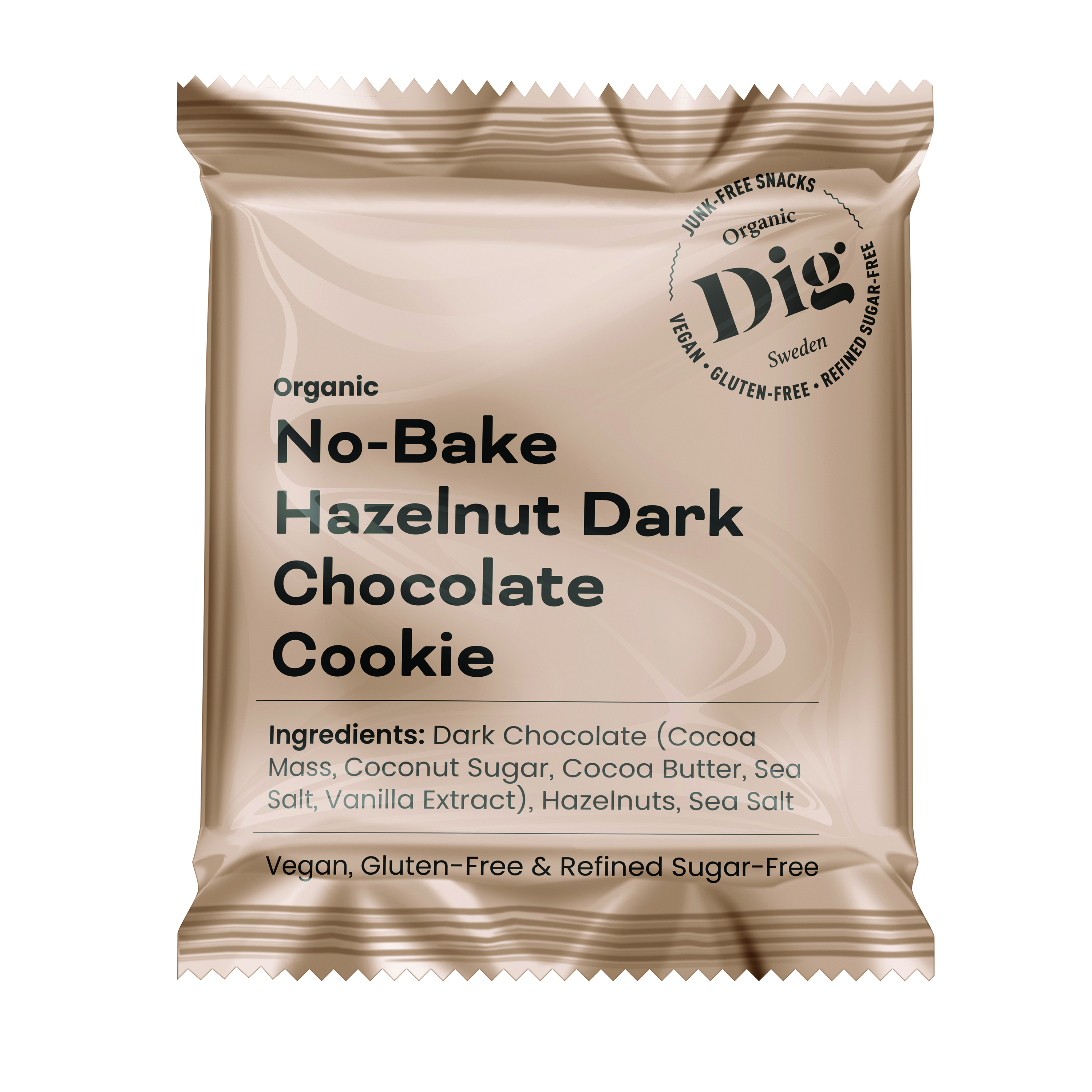 Dig No-Bake Hazelnut Dark Chocolate Cookie 30 g