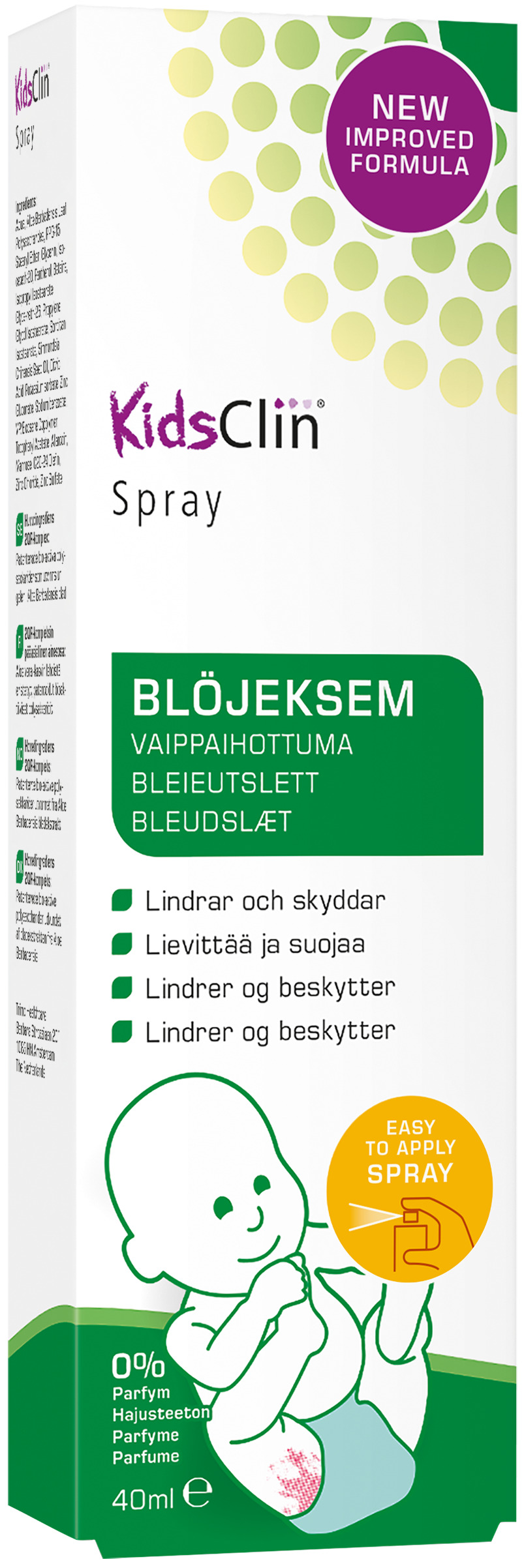 KidsClin Blöjeksem Spray 40 ml