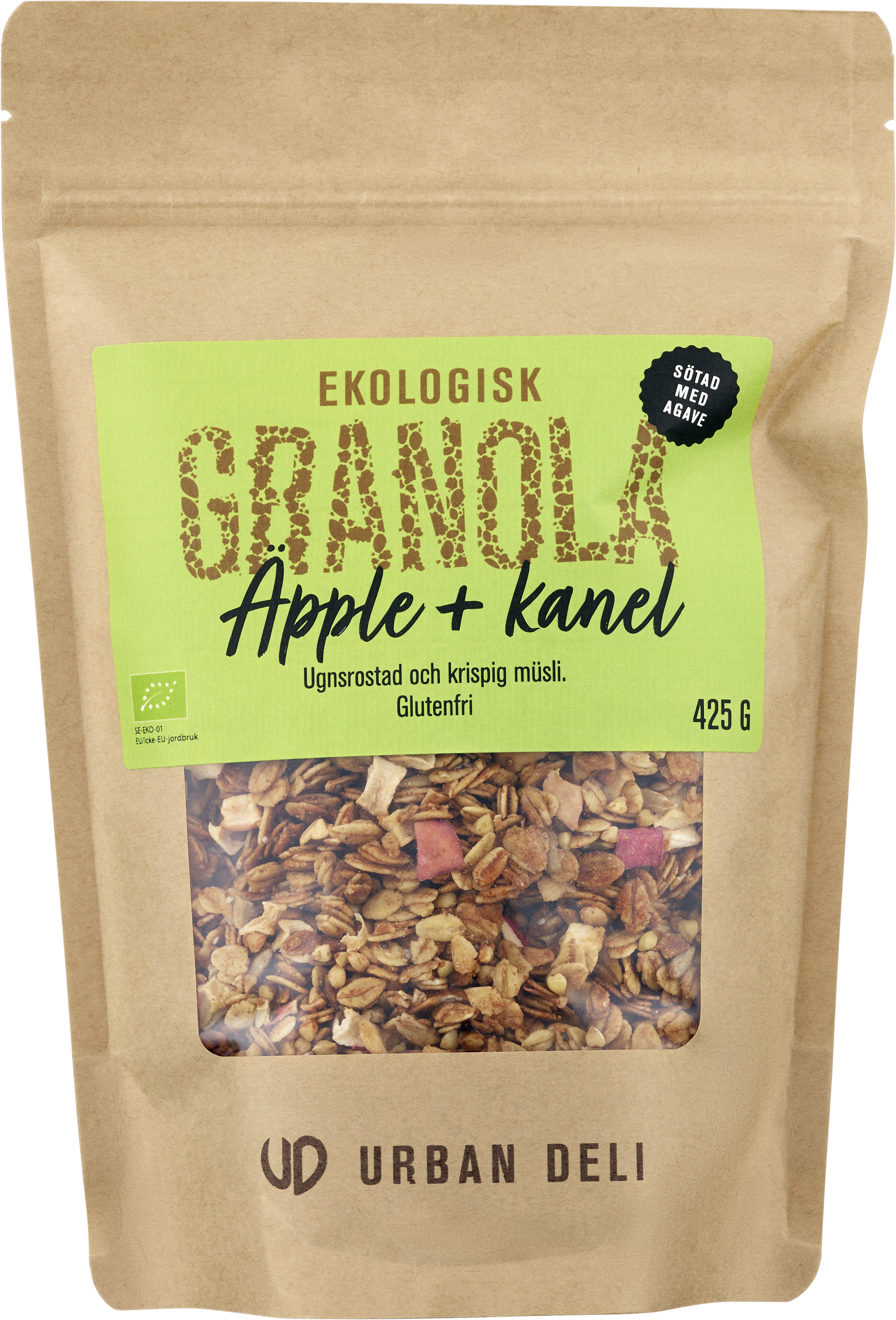 Urban Deli Ekologisk Granola Äpple Kanel 425 g