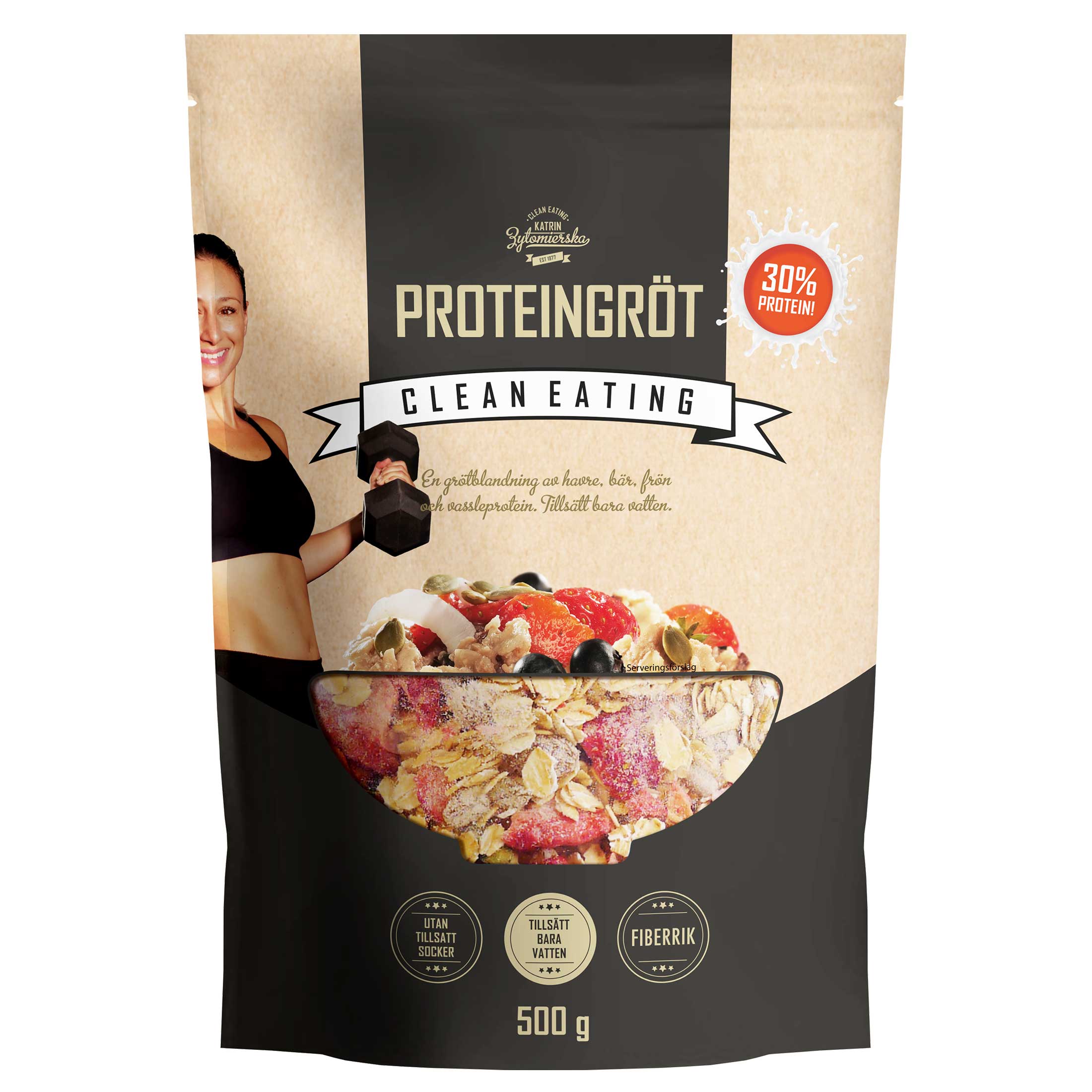 Clean Eating Proteingröt 500 g