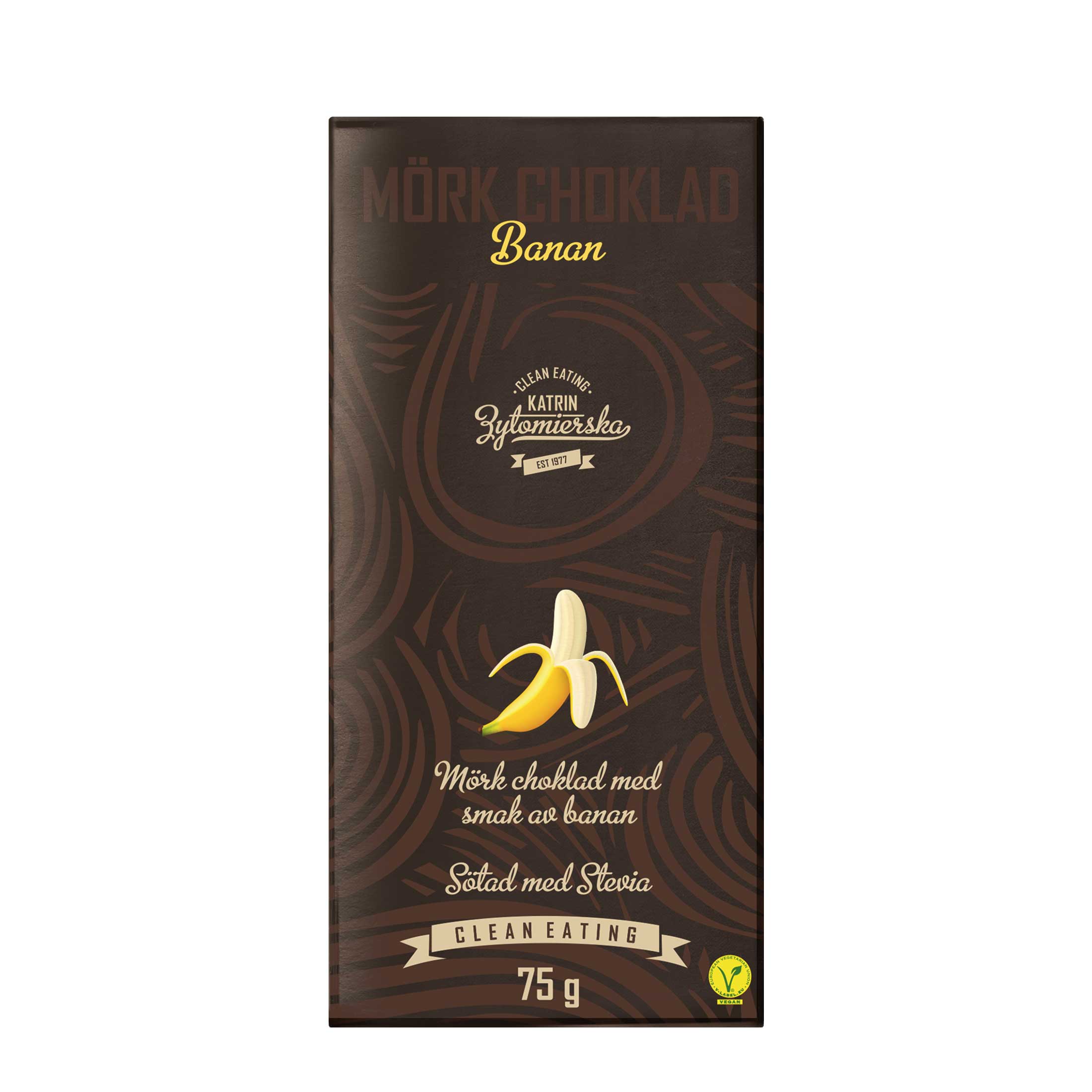 Clean Eating Mörk Choklad Banan 75 g