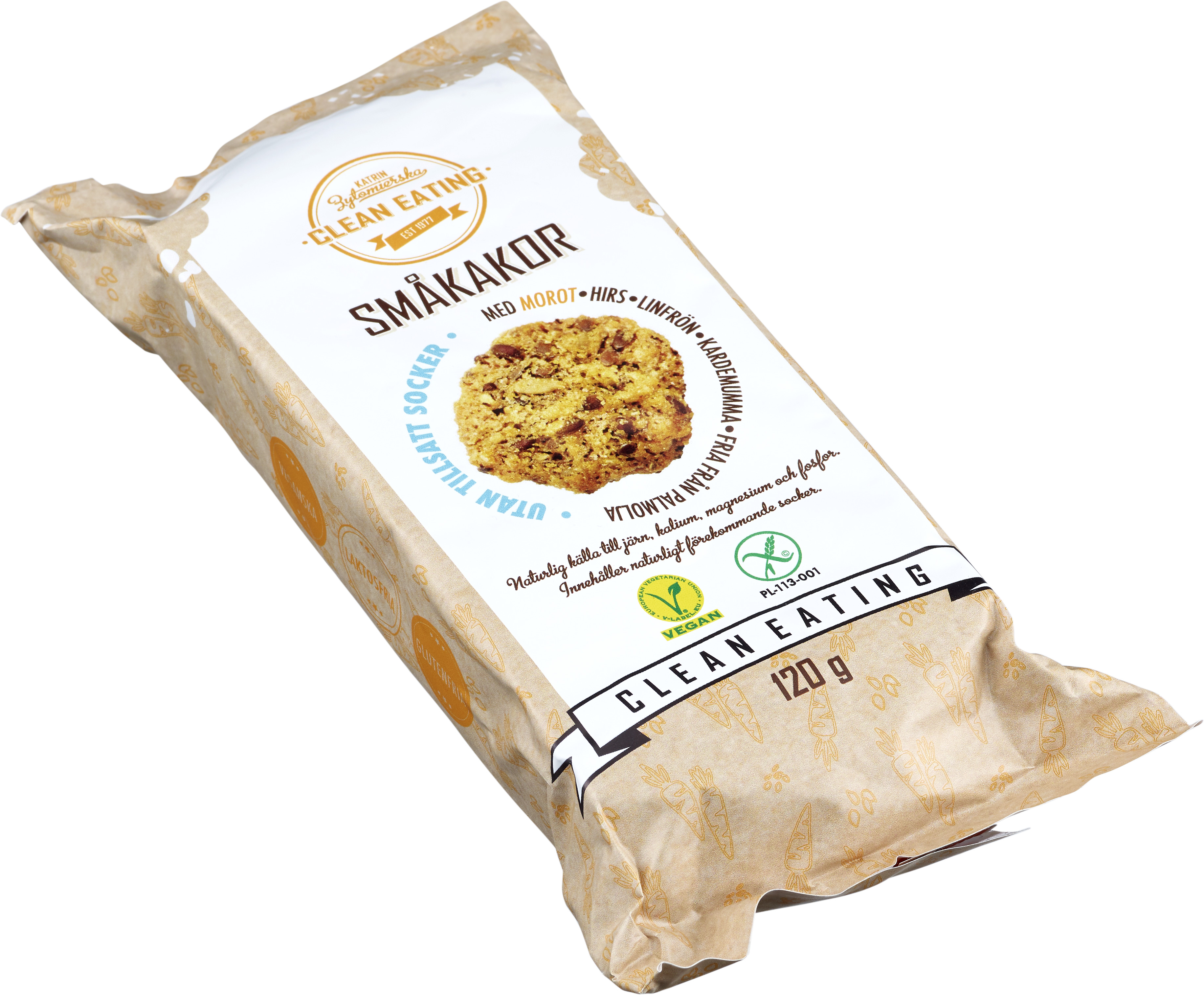Clean Eating Småkakor Morot 120 g