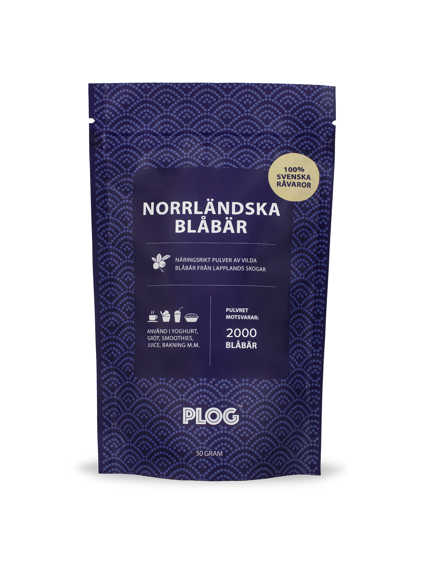 PLOG Norrländska Blåbär Pulver 50 g