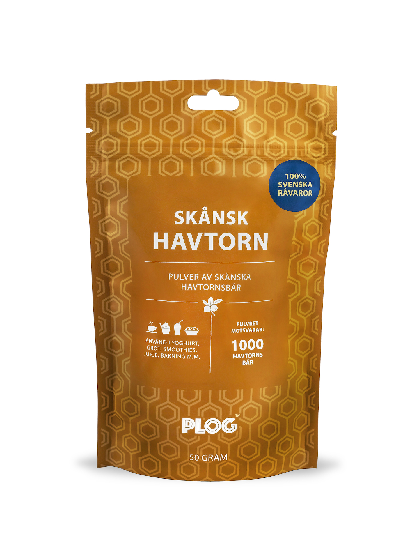 PLOG Skånsk Havtorn Pulver 50 g