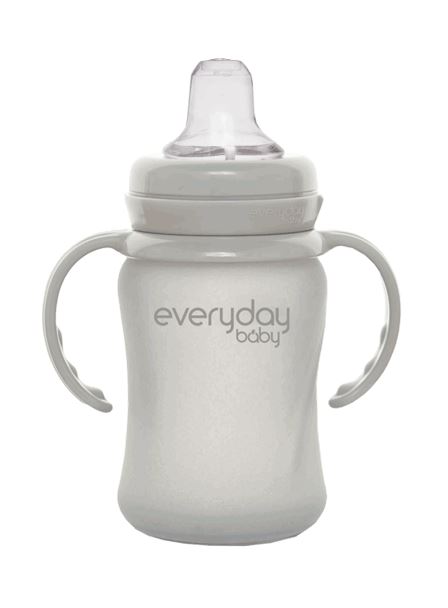 Everyday Baby Pipmugg Glas Healthy+ Quiet Grey 150 ml