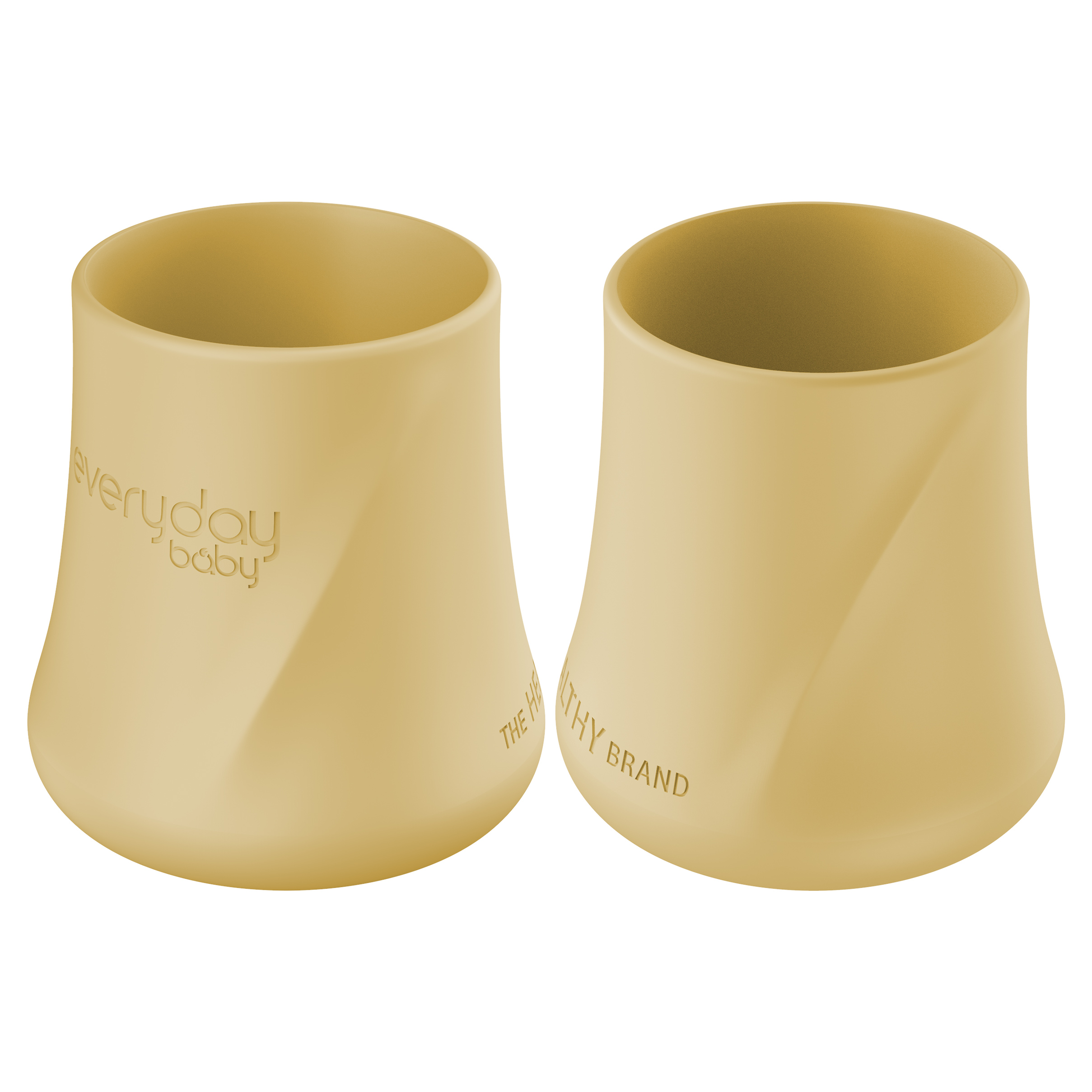 Everyday Baby Silikonmugg Soft Yellow 2 st